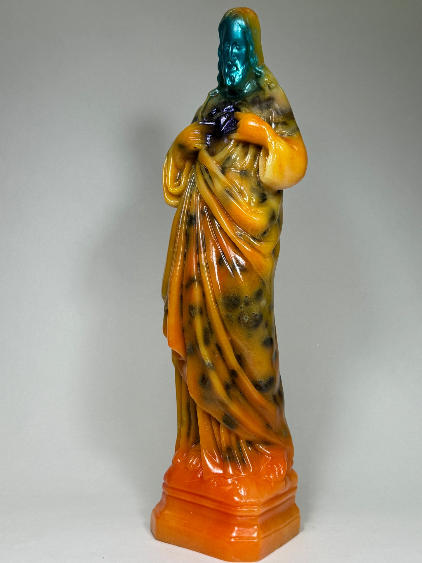 Long Face Heartburn Jesus: Spotty Orange Salvation