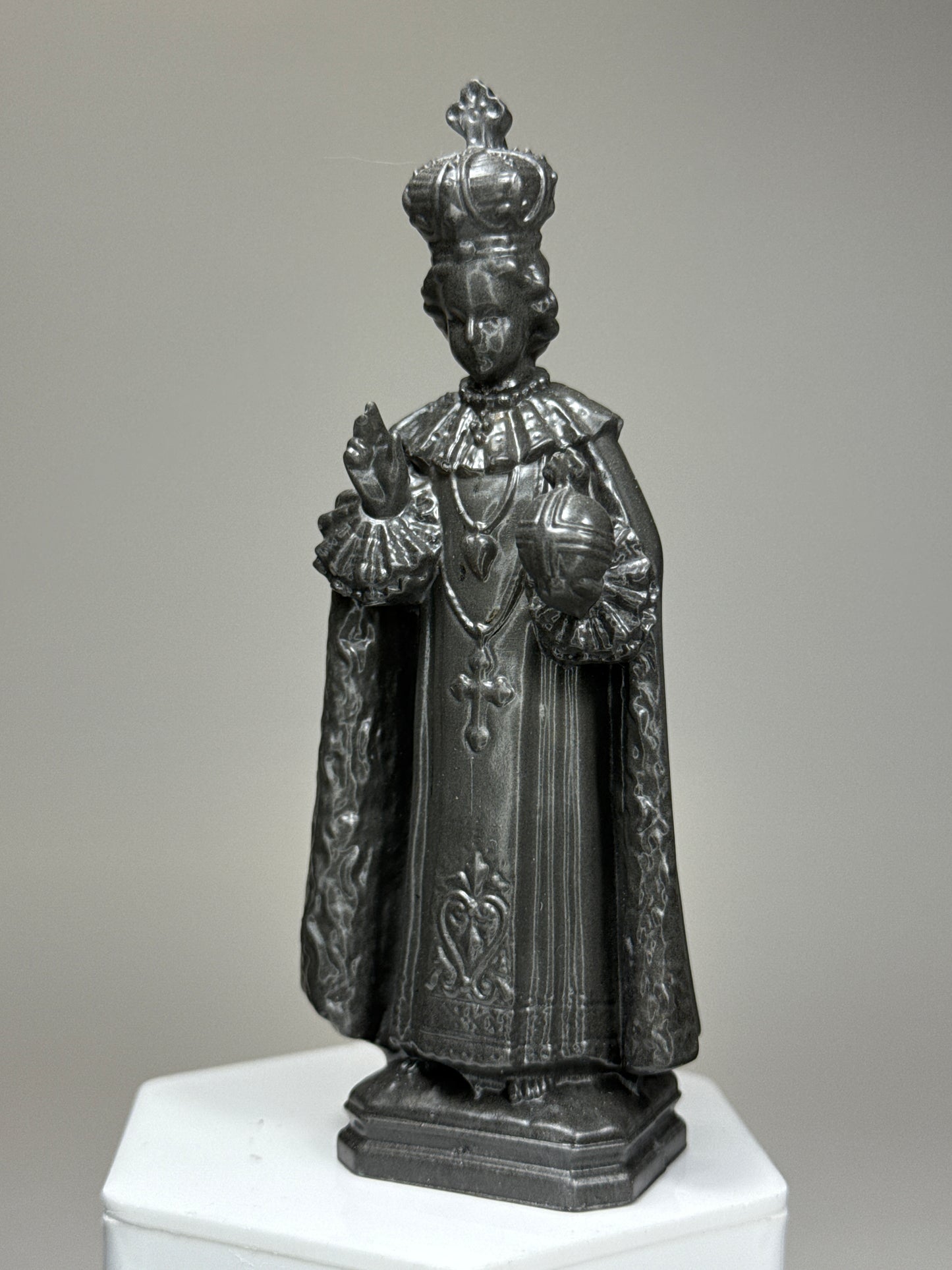 Infant Jesus Of Prague 2.0: Cold Cast Stainless Steel