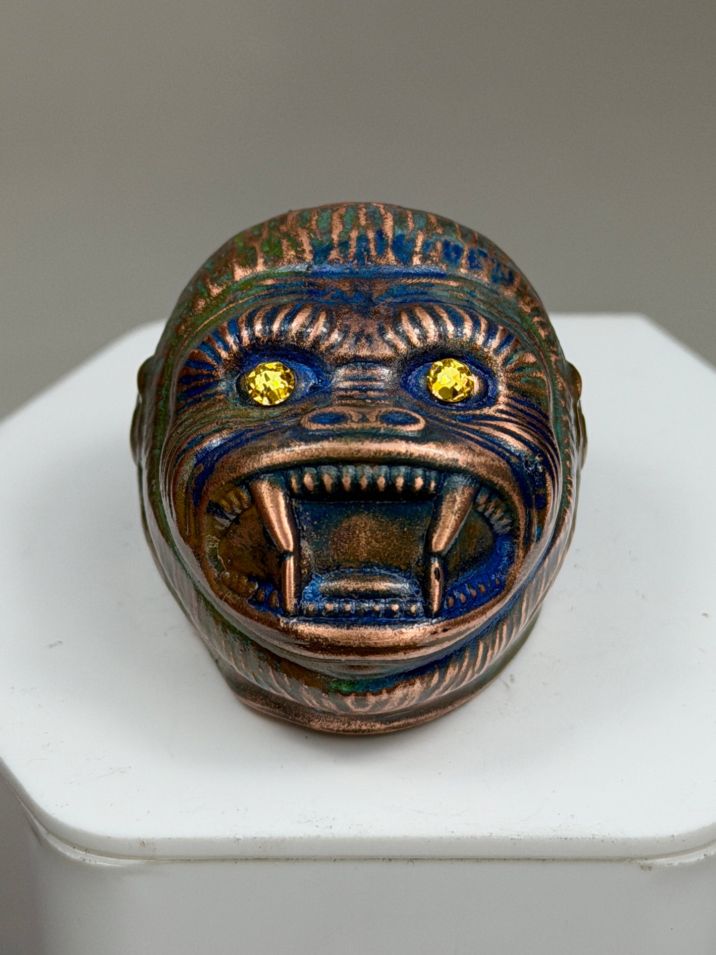 Ape Head: Copper Plated Recess