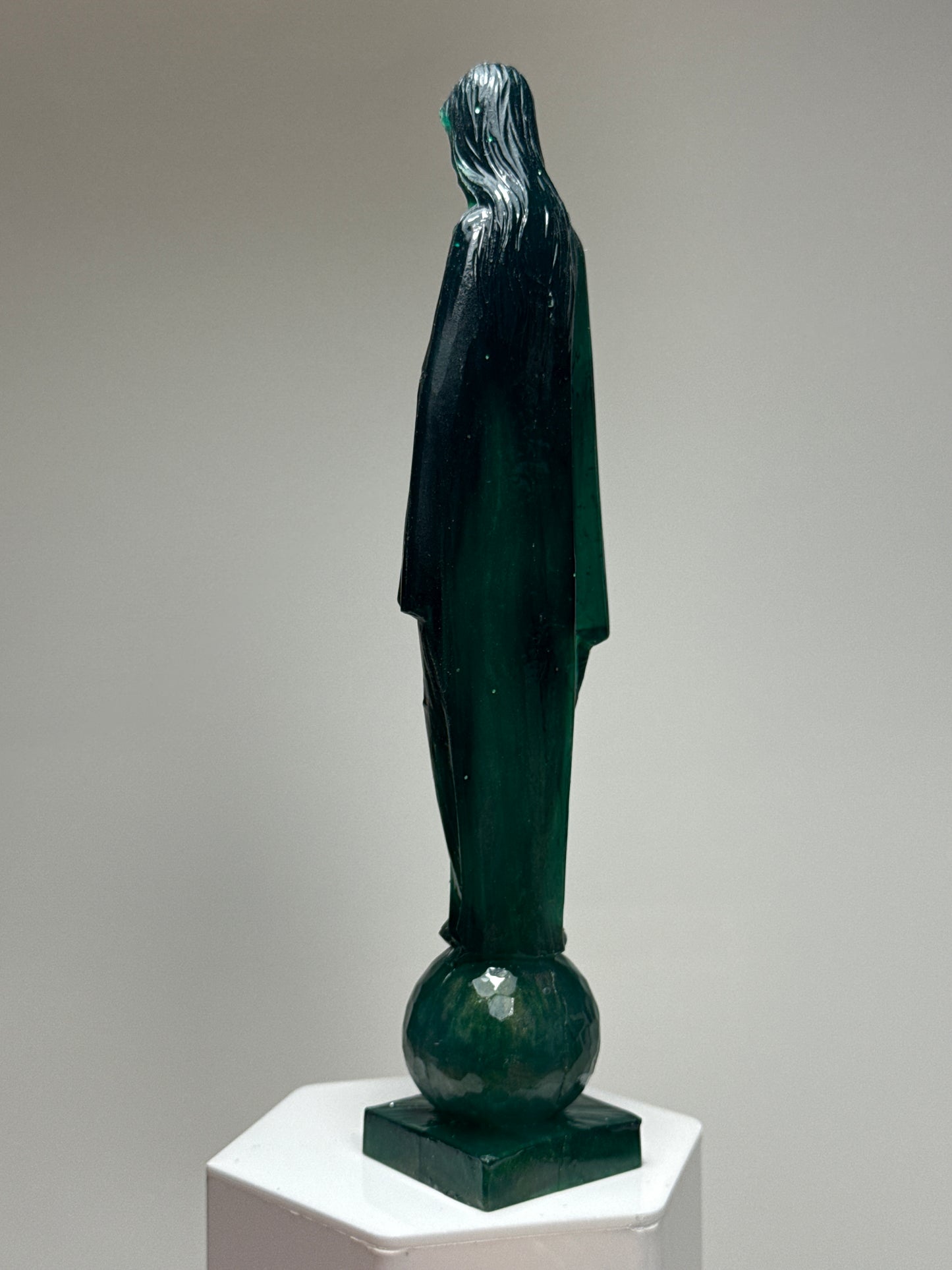 Bootleg Tall Mary on a Golf Ball: Dark Green