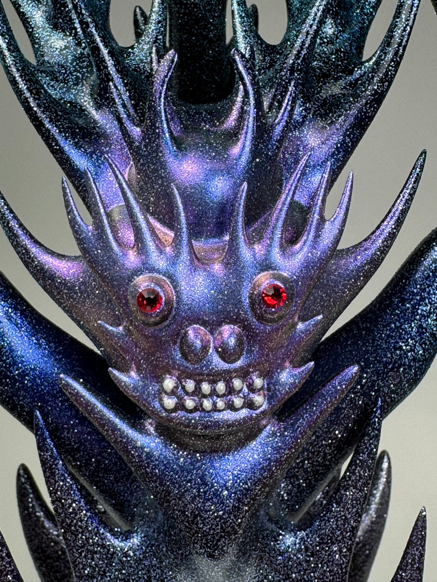 Antler Beast Glyph: Metal Flaked at Midnight