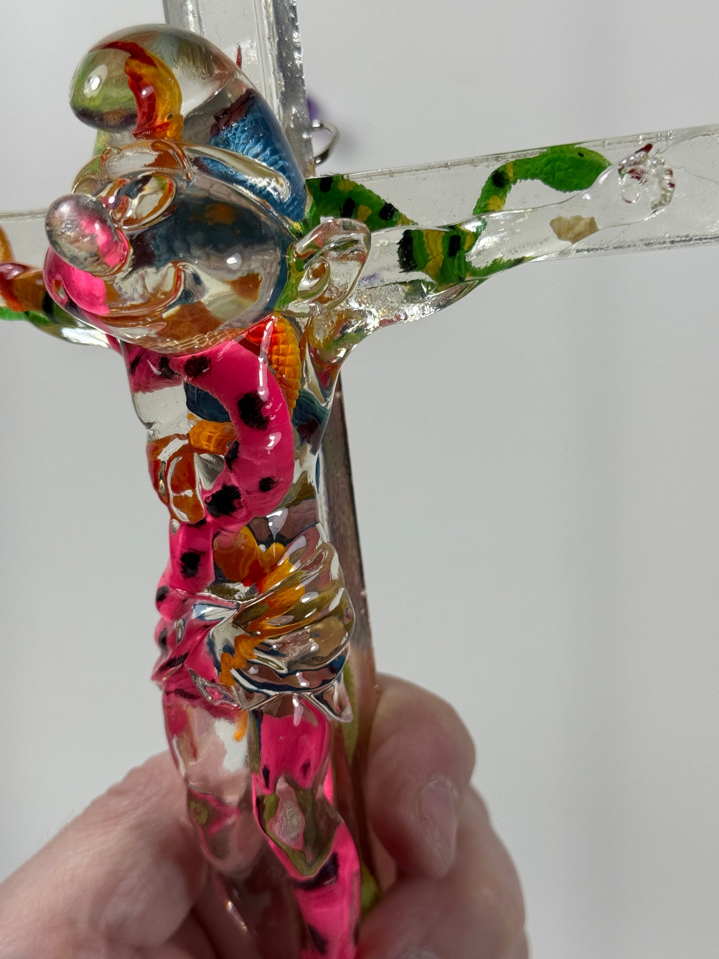 Christ on the Cross but he is a Smurf: Great Snakes