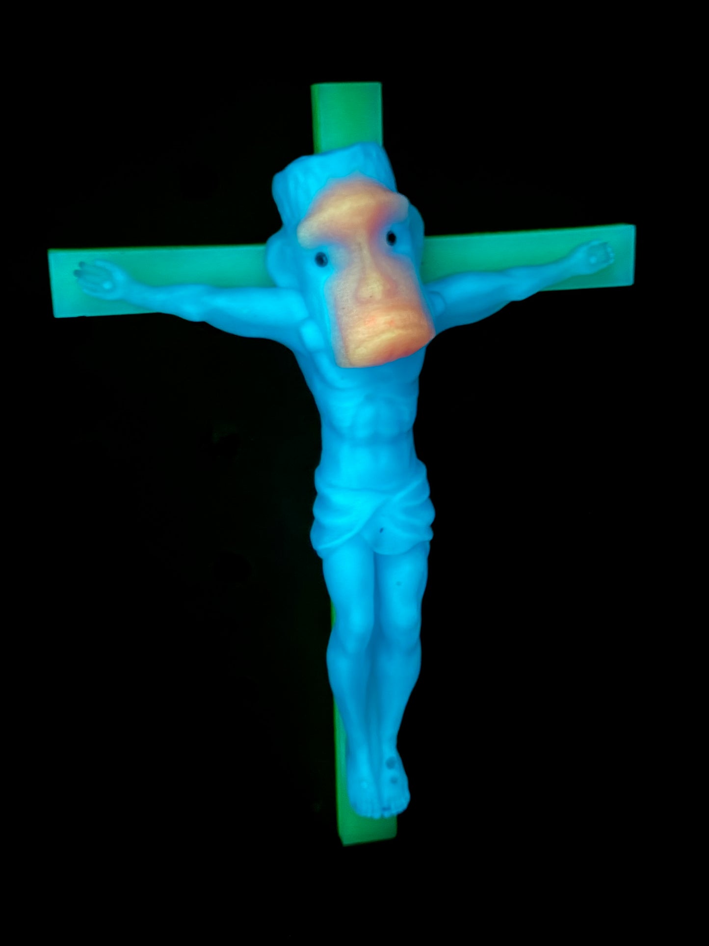 Christ on the Cross but he is a Frankenstein Monster: Choice