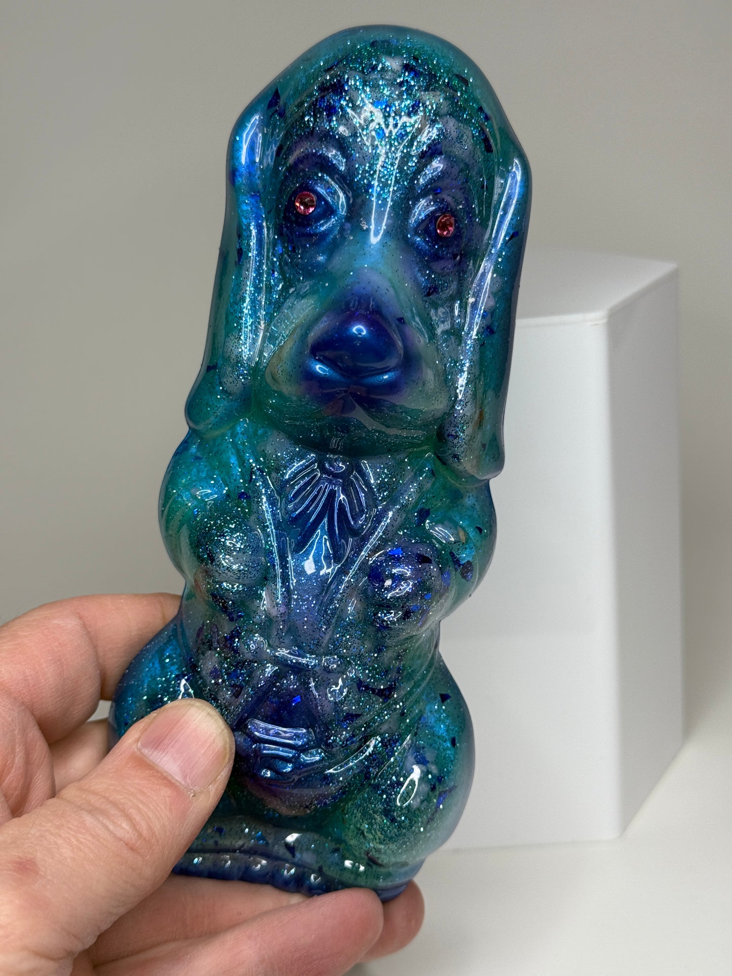 Formal Dog for Wall: Blue Hound