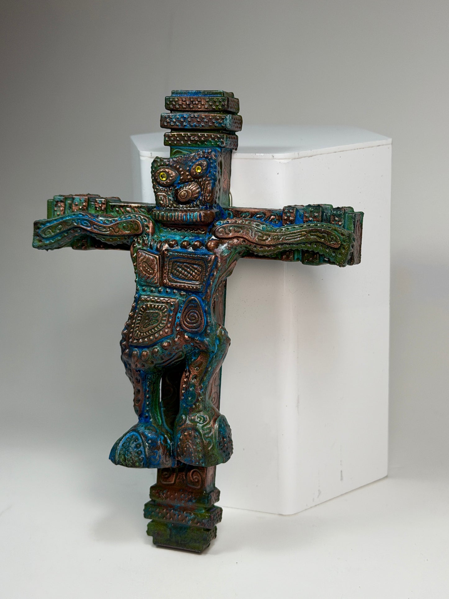 Wonky Robot Up on the Cross: Copper Plated Thief