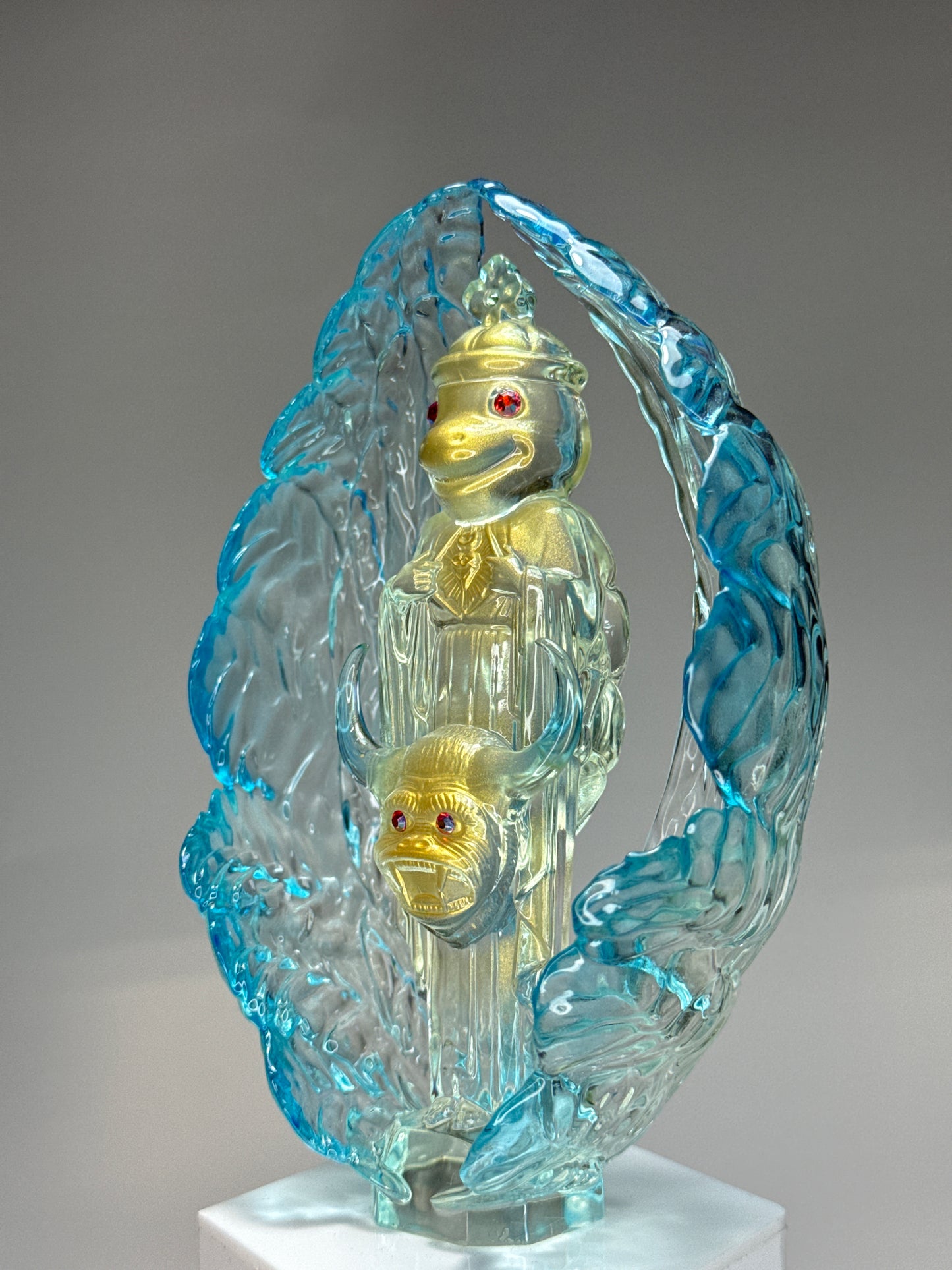 Turtle at the End of Days: Blue/Gold/Clear