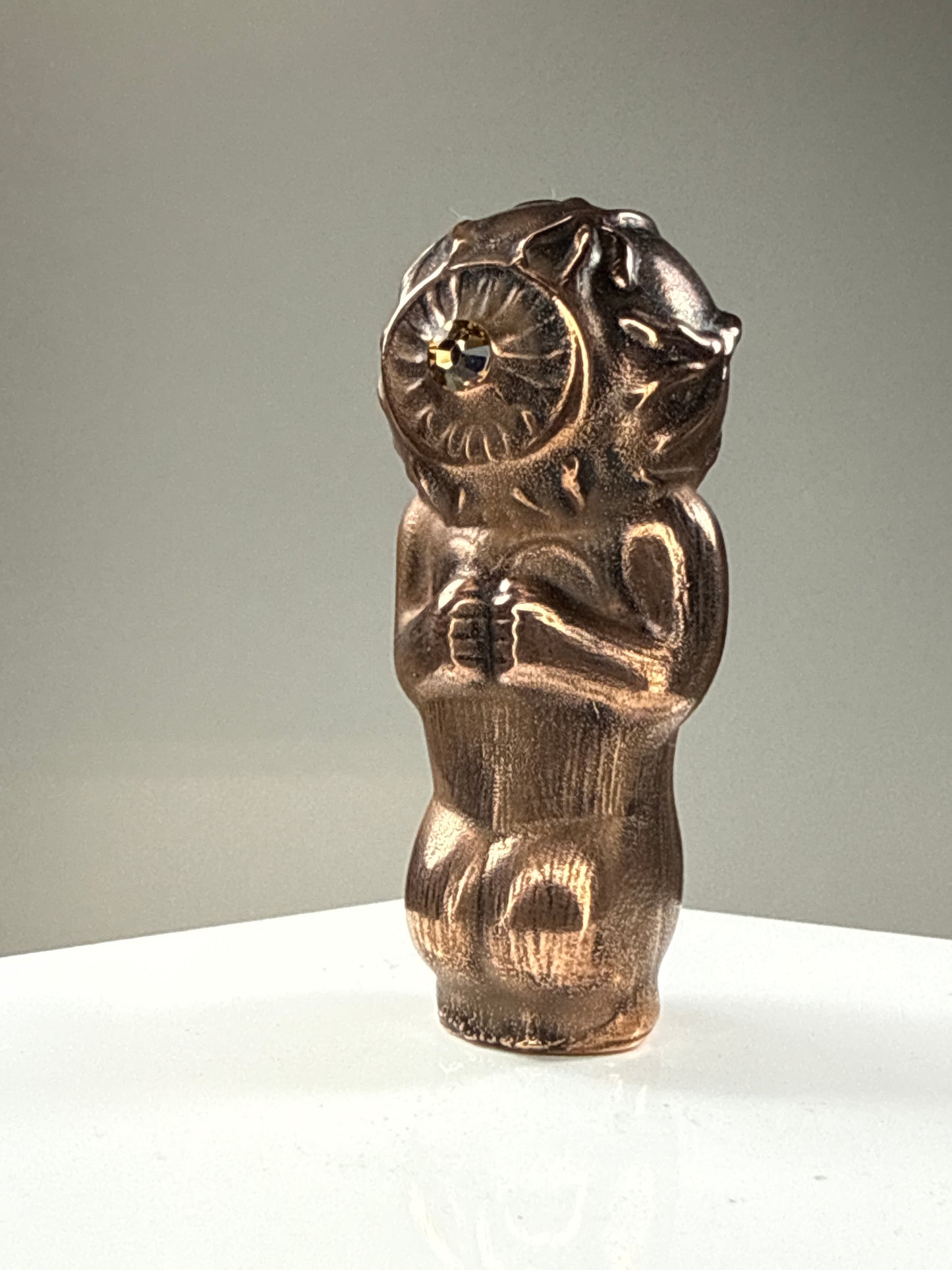 Big Eye Ape: Copper Plated Vision