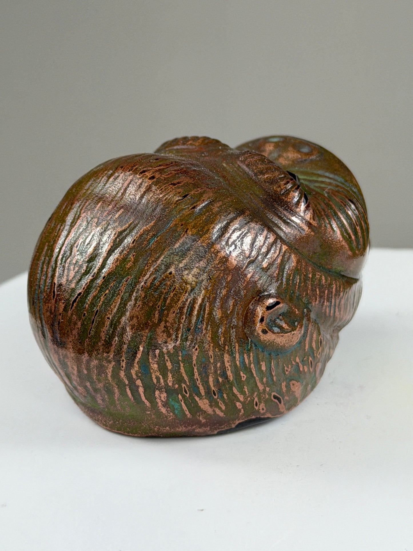Ape Head: Copper Plated Weather