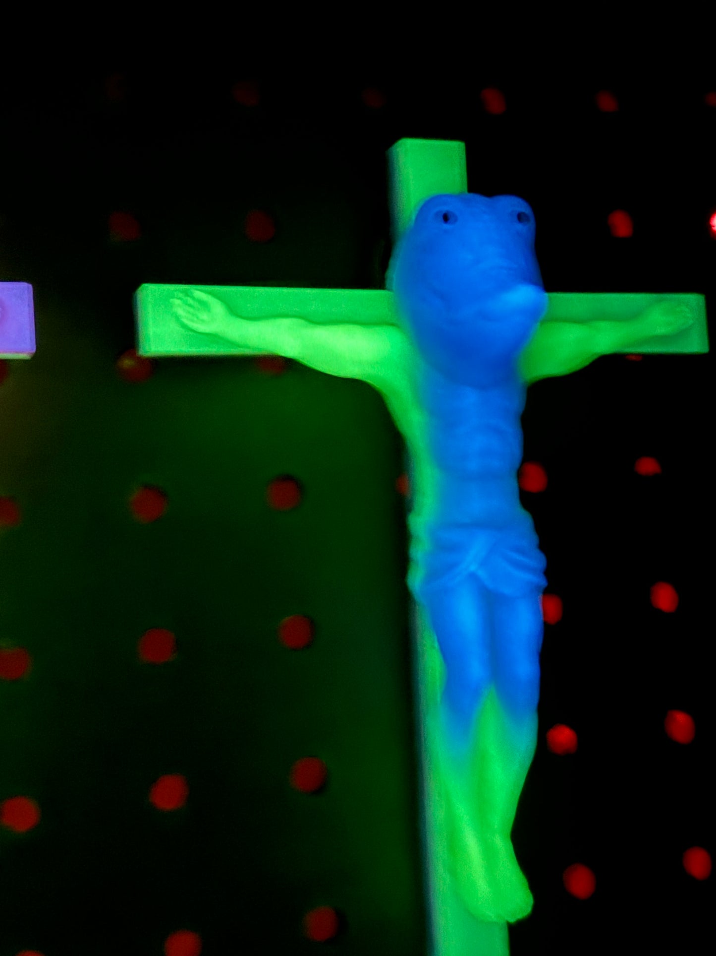 Christ on the Cross but he is a Crocodile: Choice