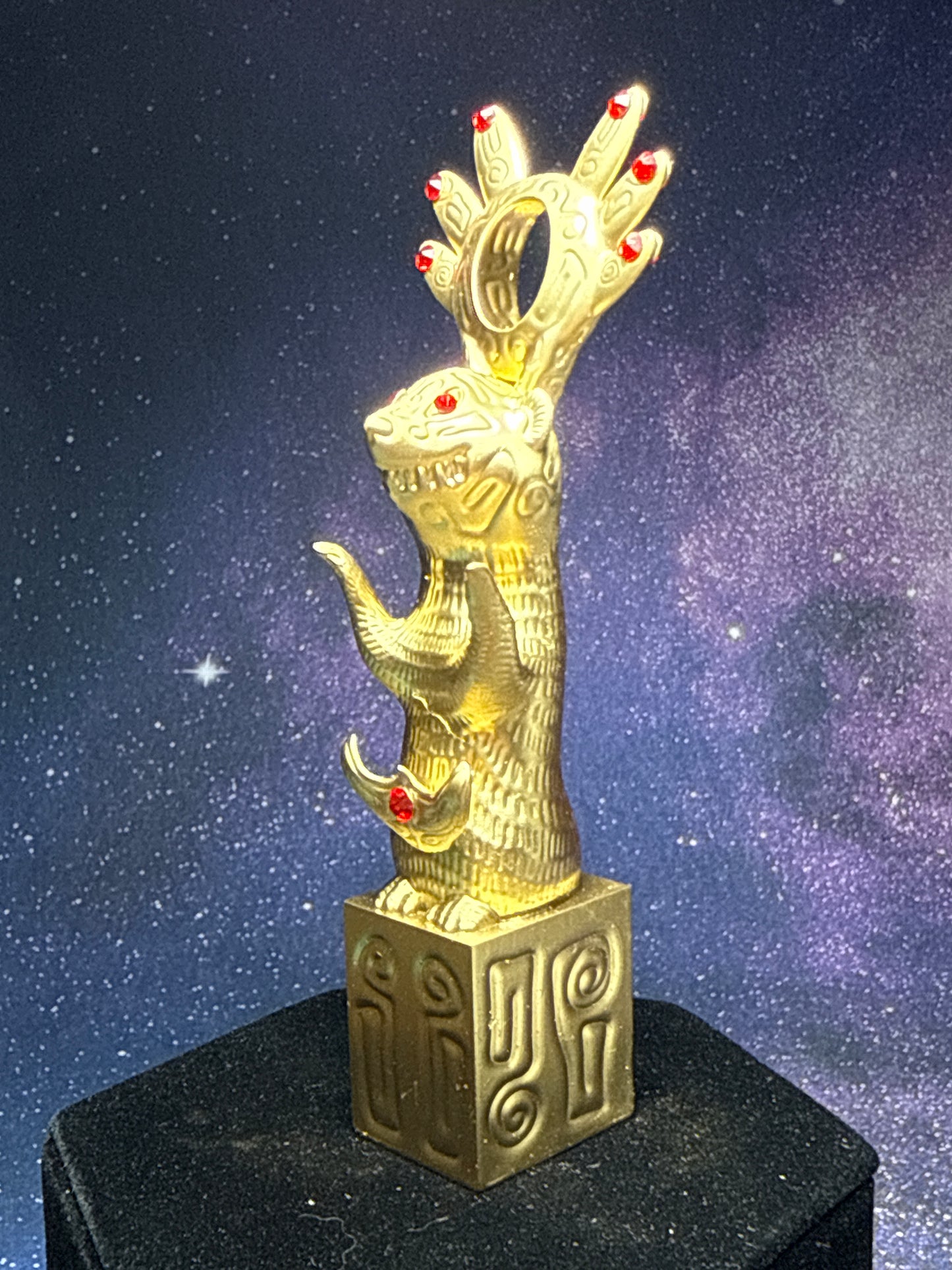 Egyptian Mongoose: Chrome Gold Red