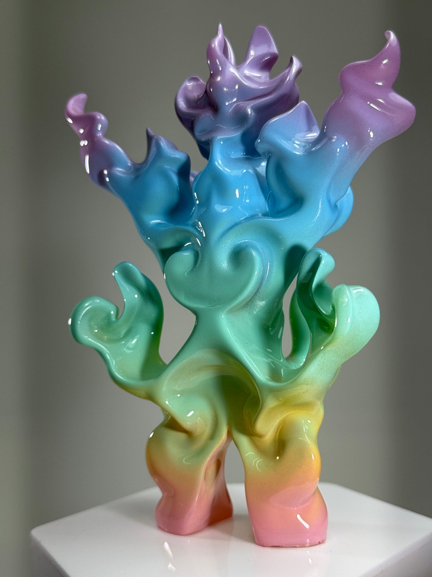 The Wind: Upside Down Pastel Rainbow