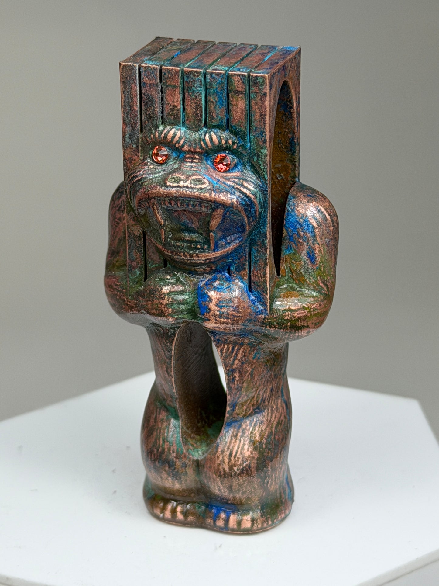 Monolith Head Ape: Copper Plated Stompy