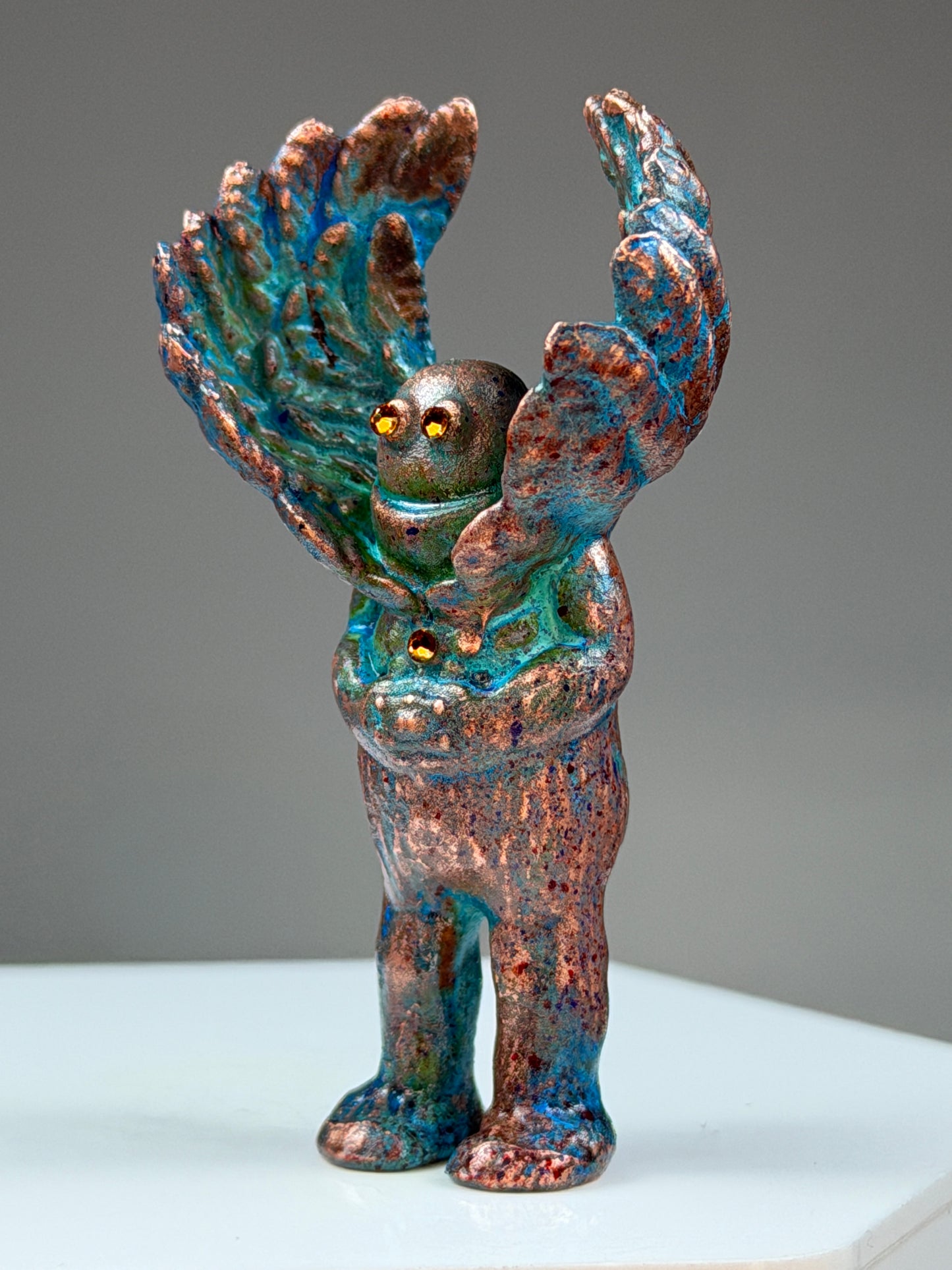 Winged Monster: Copper Plated