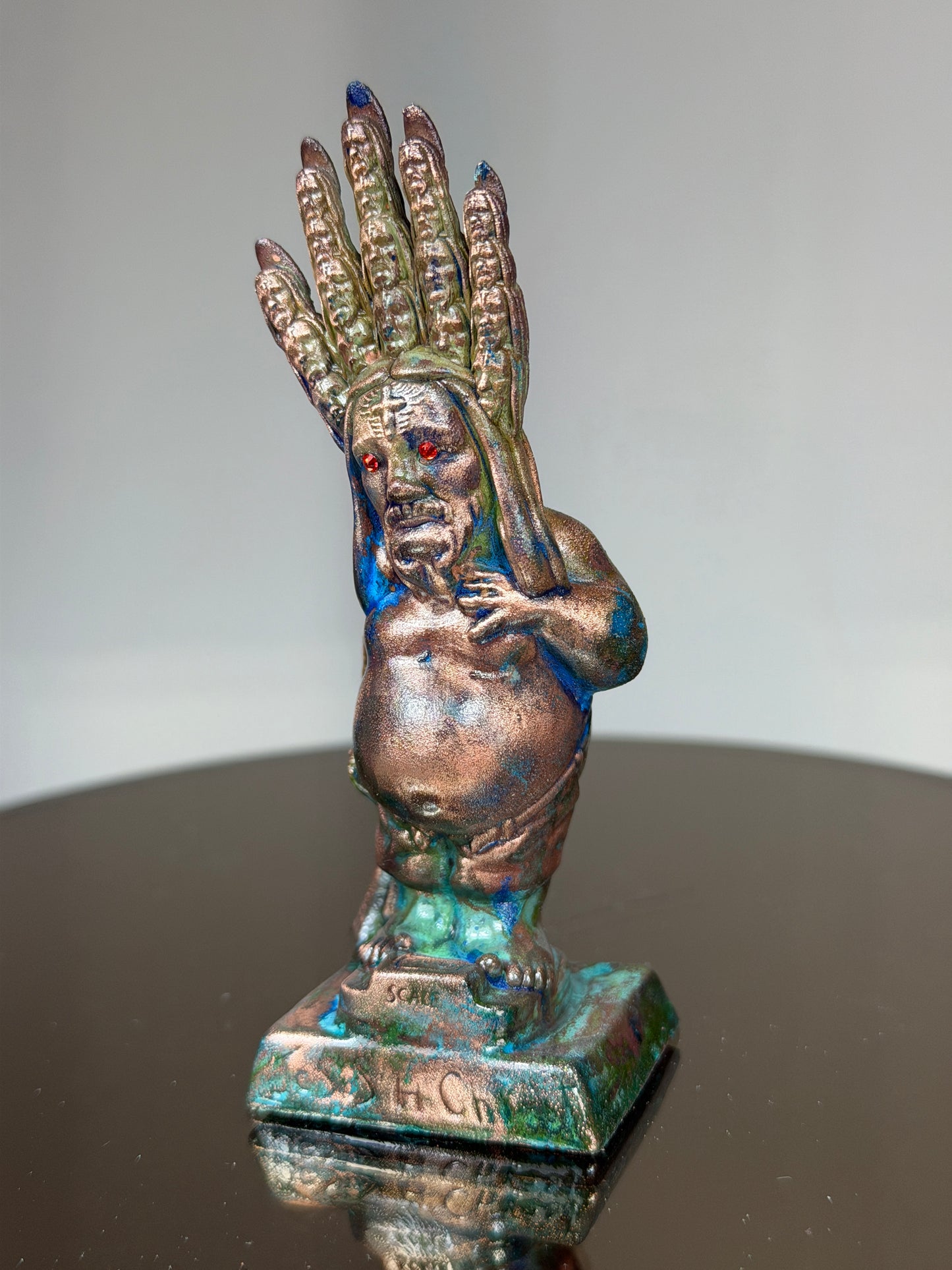 Jesus Checks the Scales: Copper Plated Chubby