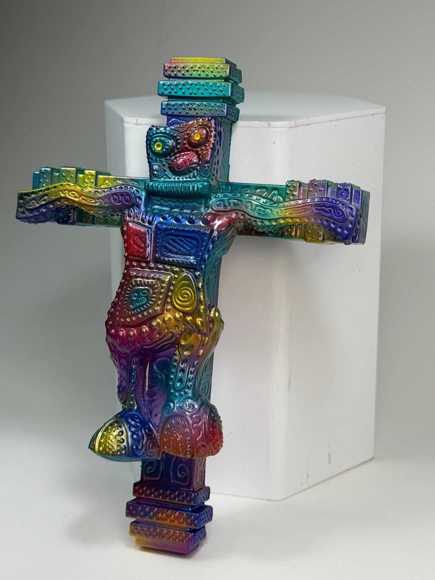 Wonky Robot Up on the Cross: Ready