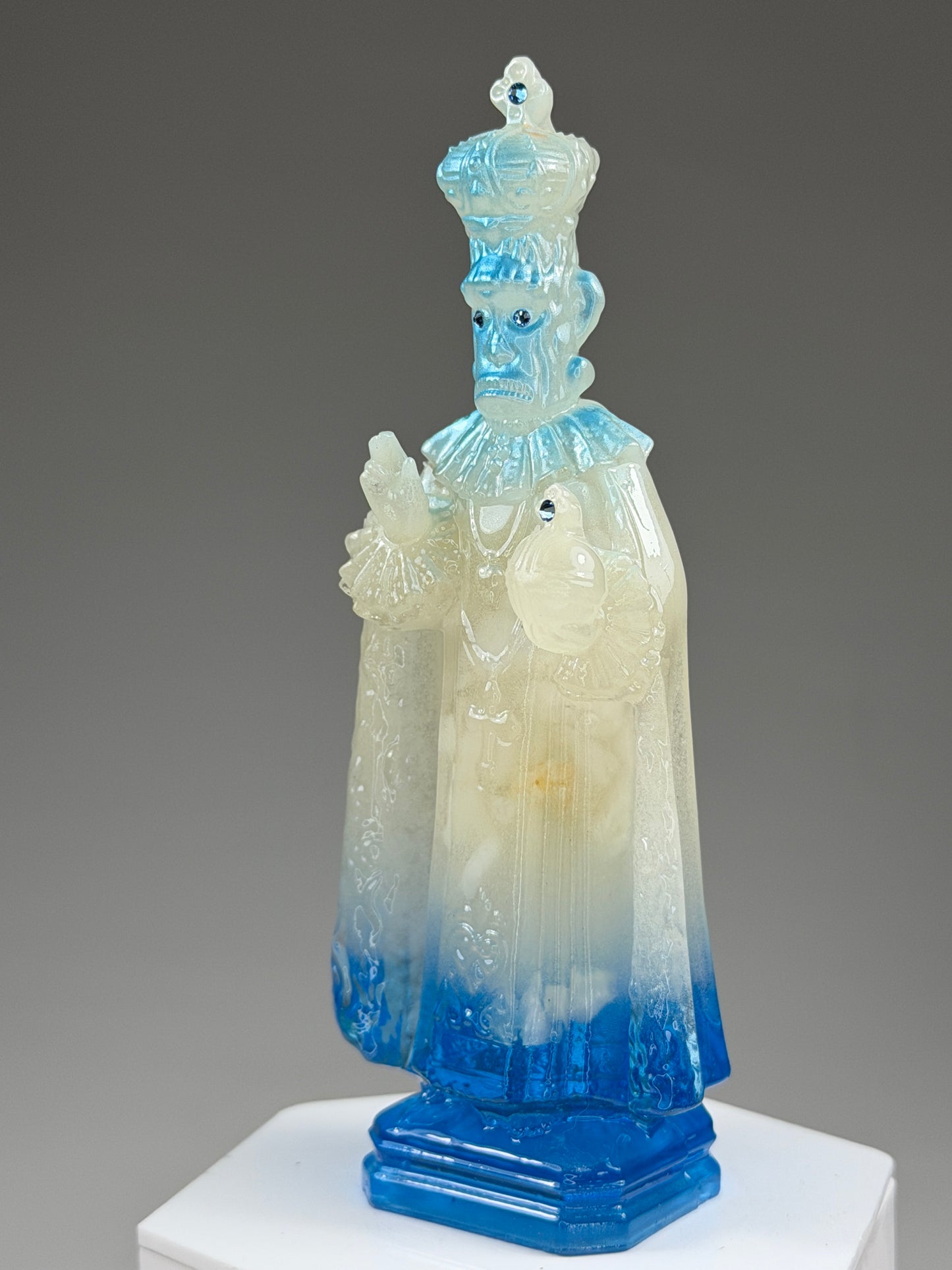 Saint Frankenstein: White/Blue Fade Glow