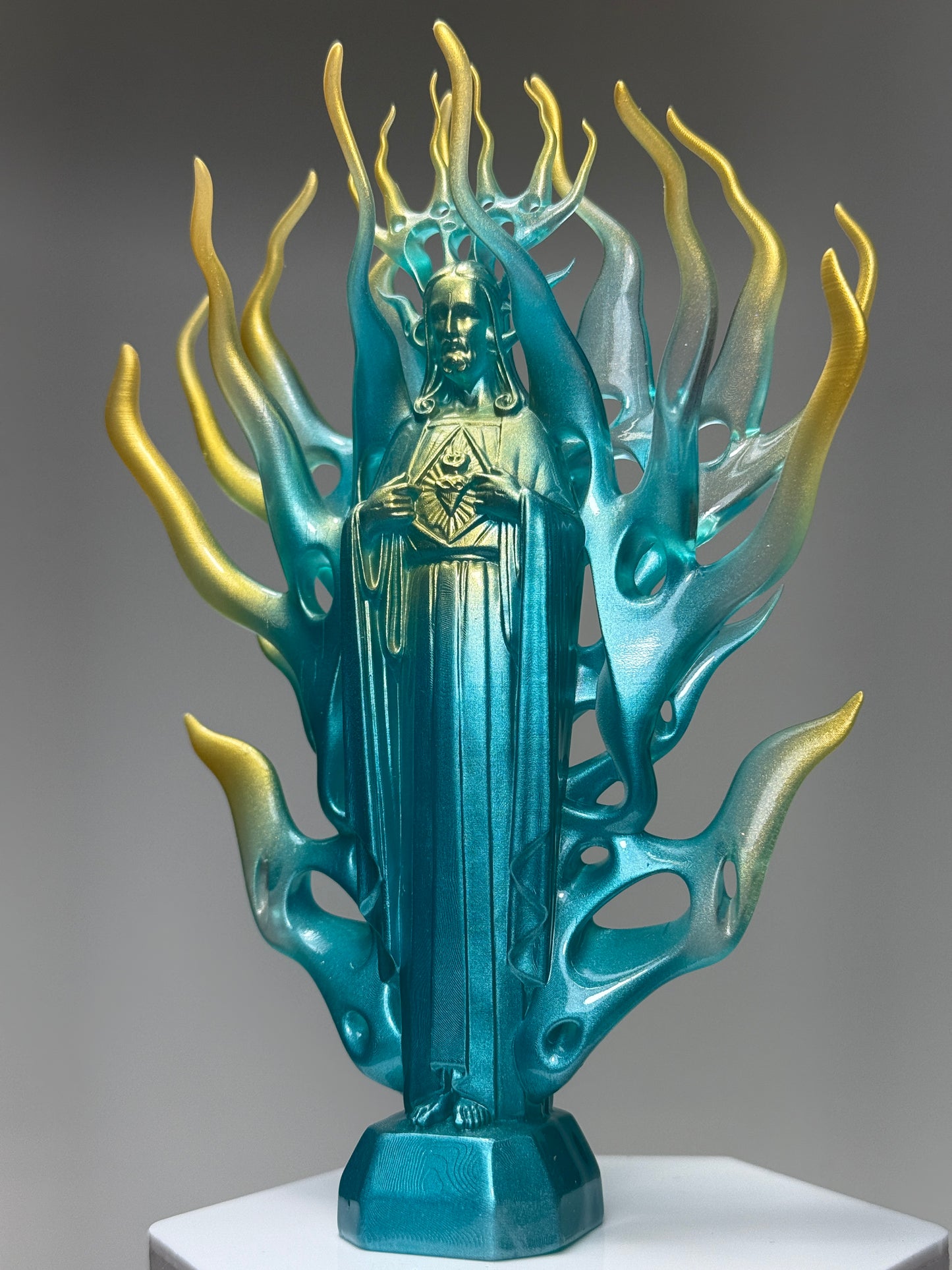 Elevated Enlightenment: Golden Teal