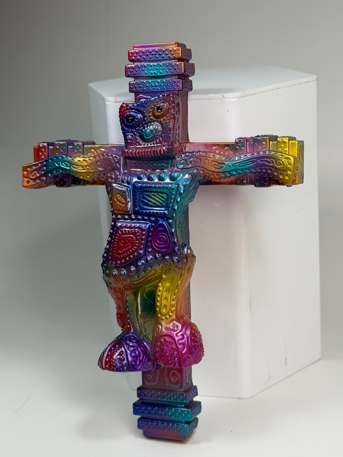 Wonky Robot Up on the Cross: Passive