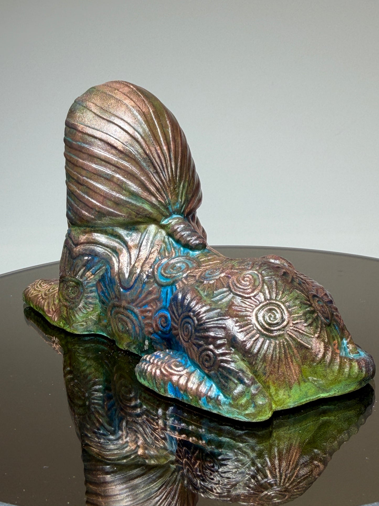 Sphinx Jesus: Copper Plated Prototype 2 (bigger)