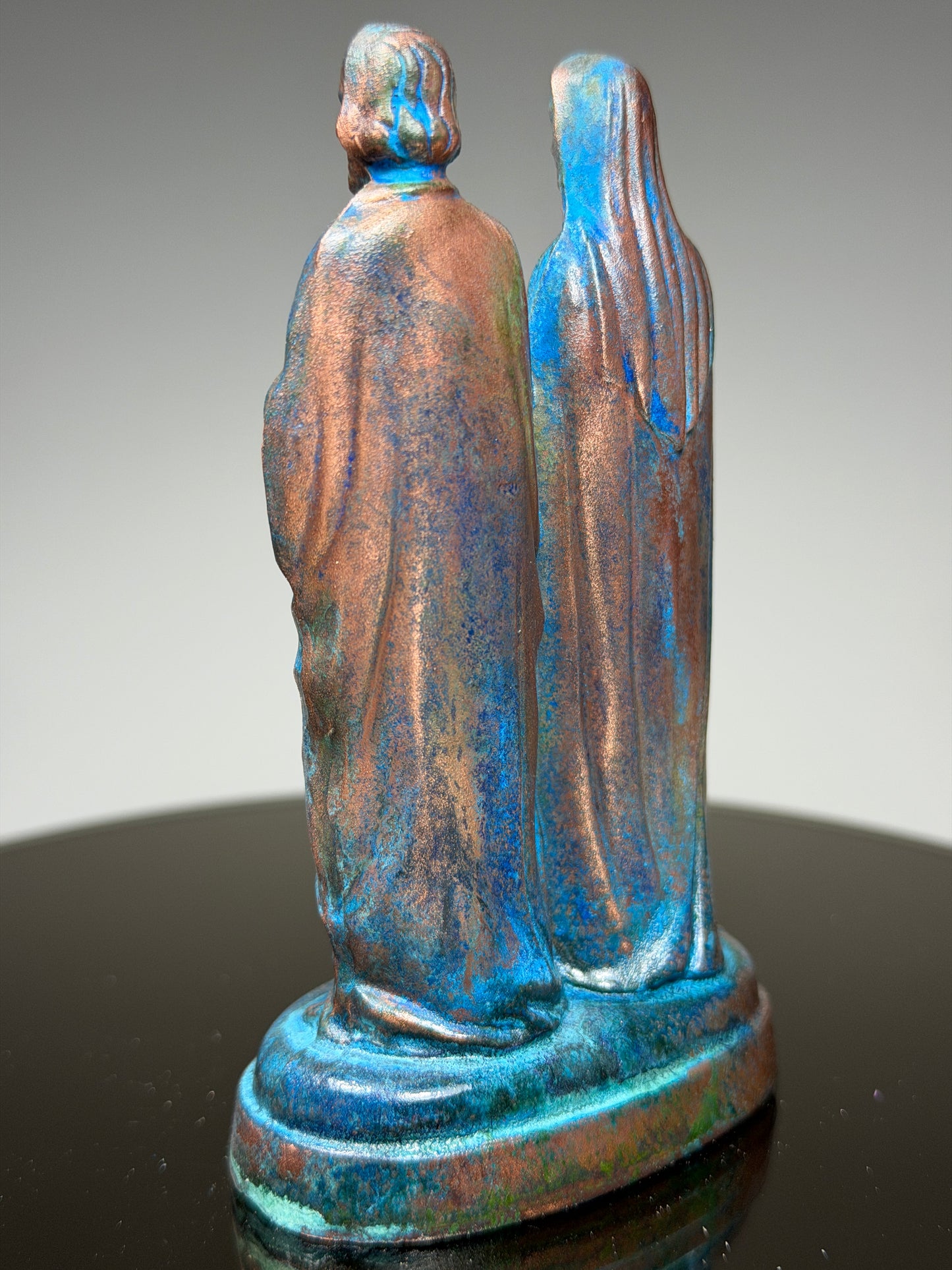 The Holy Family: Copper Plated Three