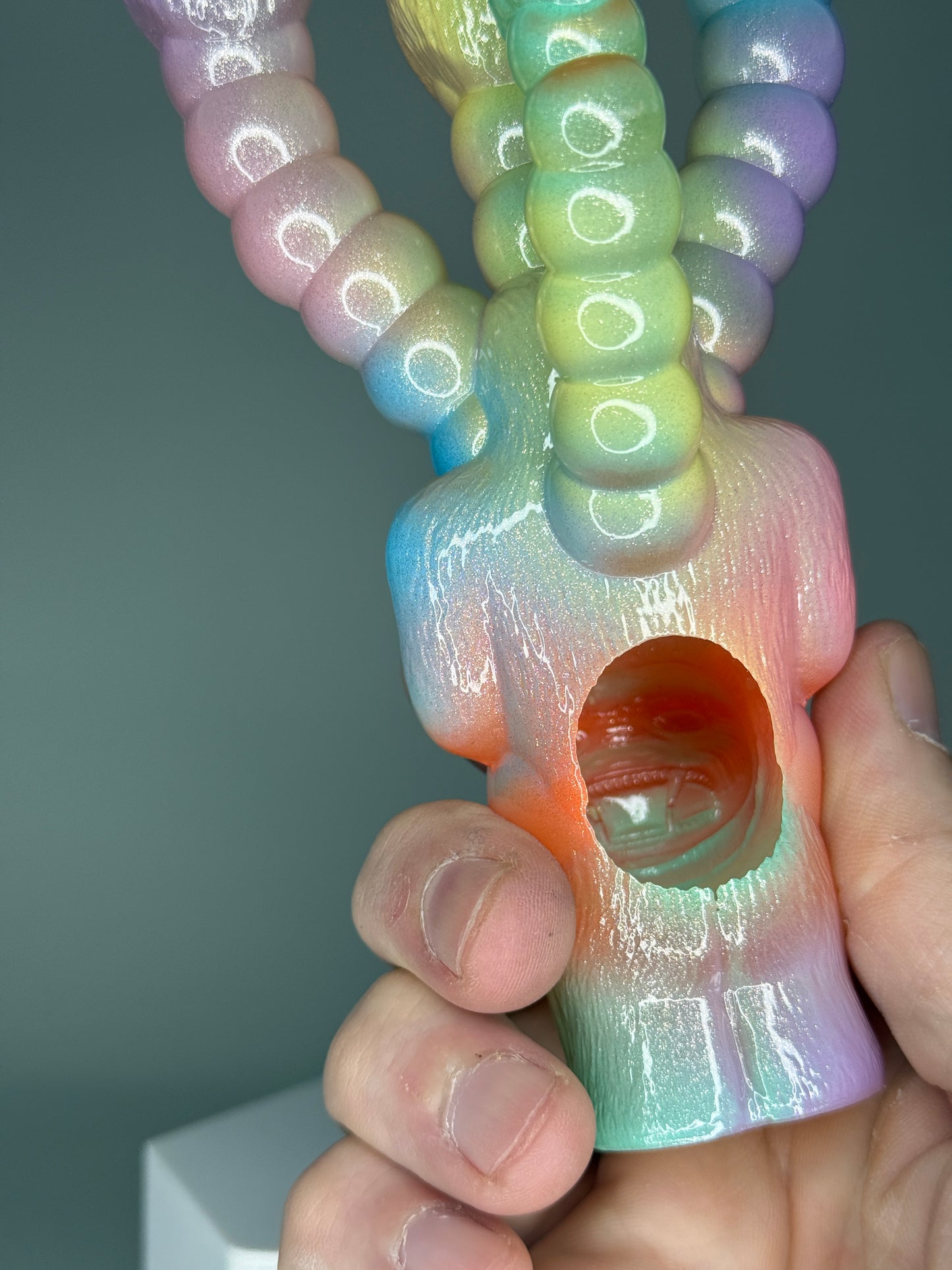 Sidewinder Ape: Pastel with Orange