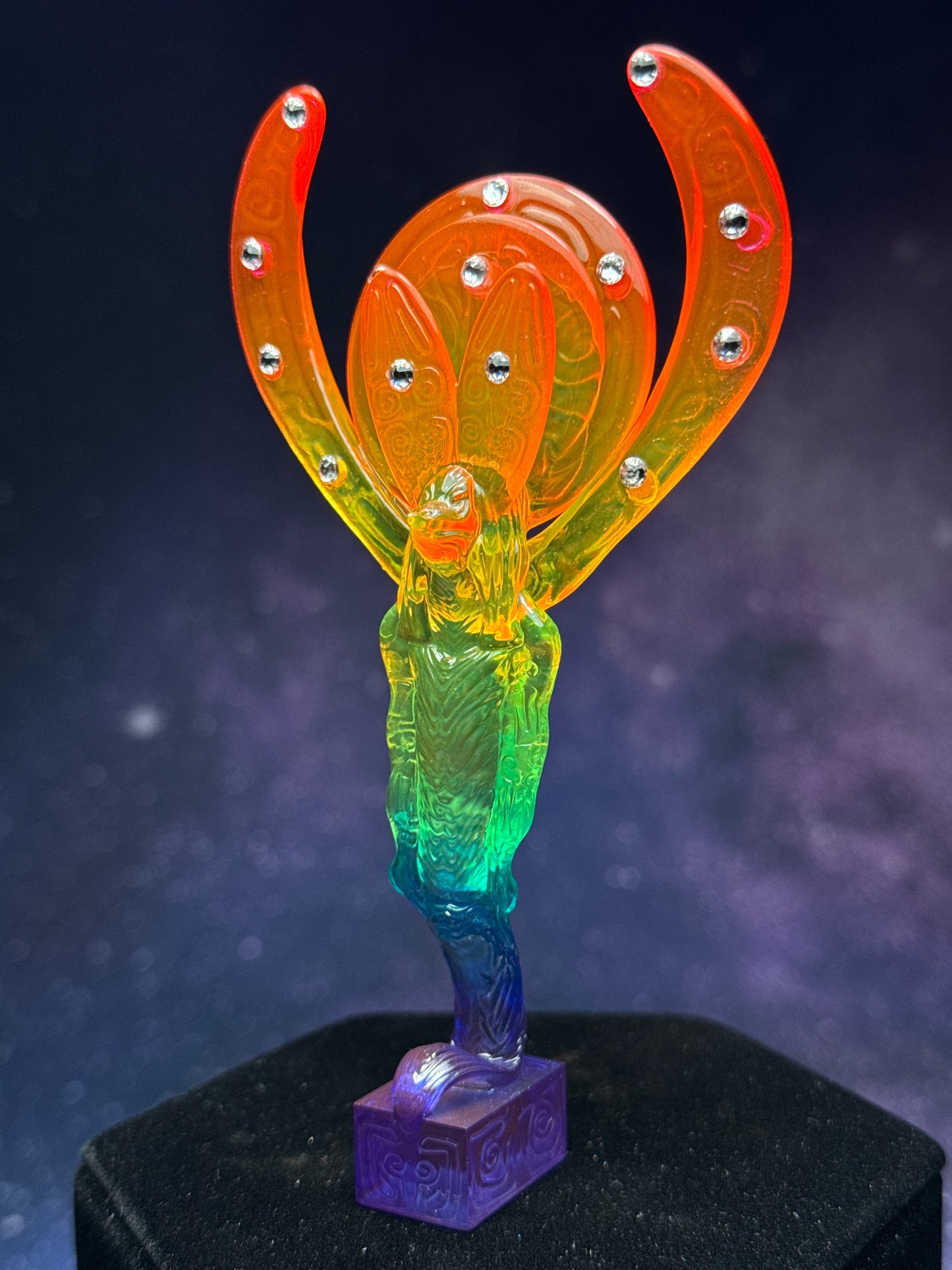 Ibis Serpent Mummy: Transparent Rainbow
