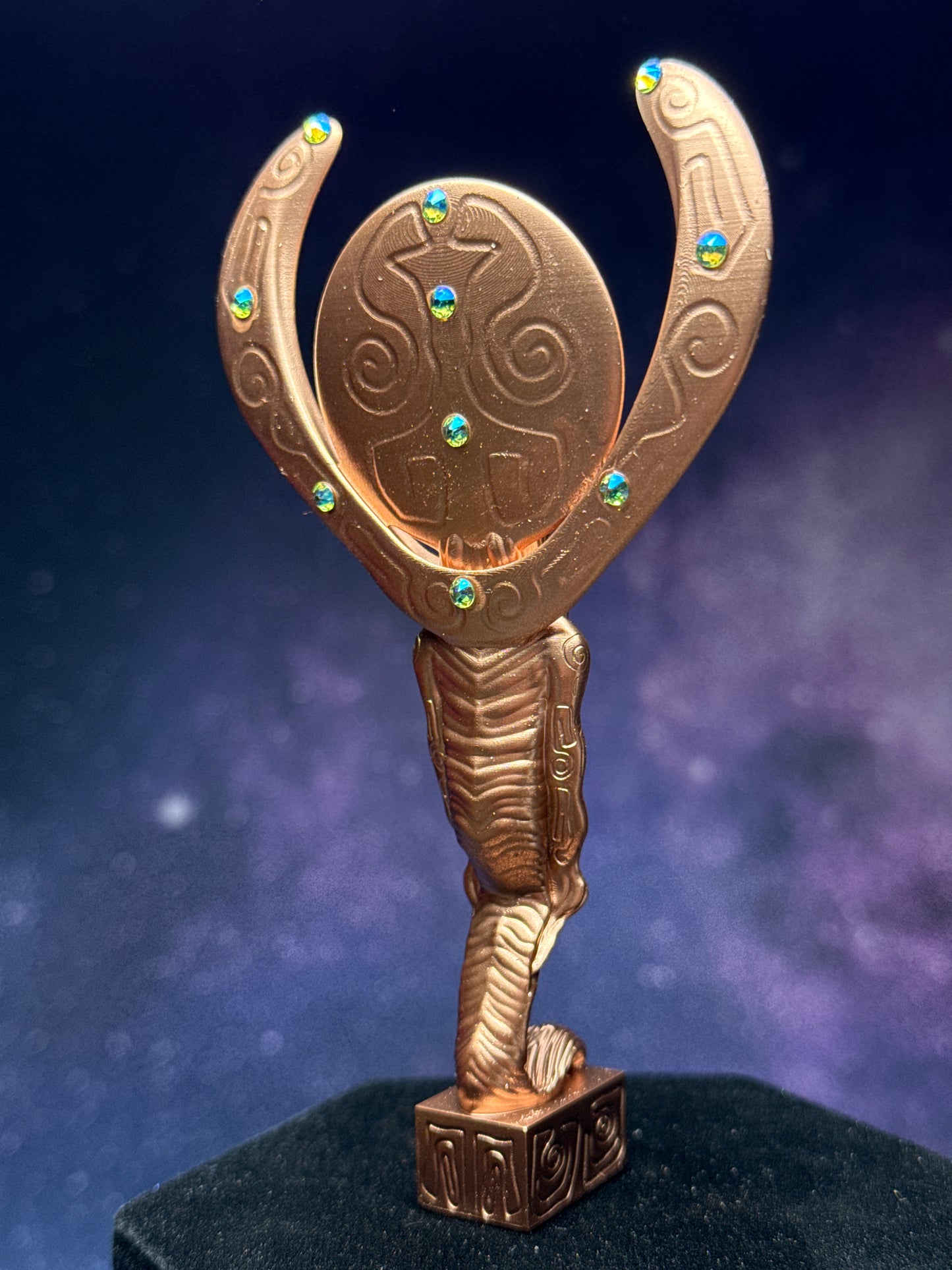 Ibis Serpent Mummy: Chrome Copper