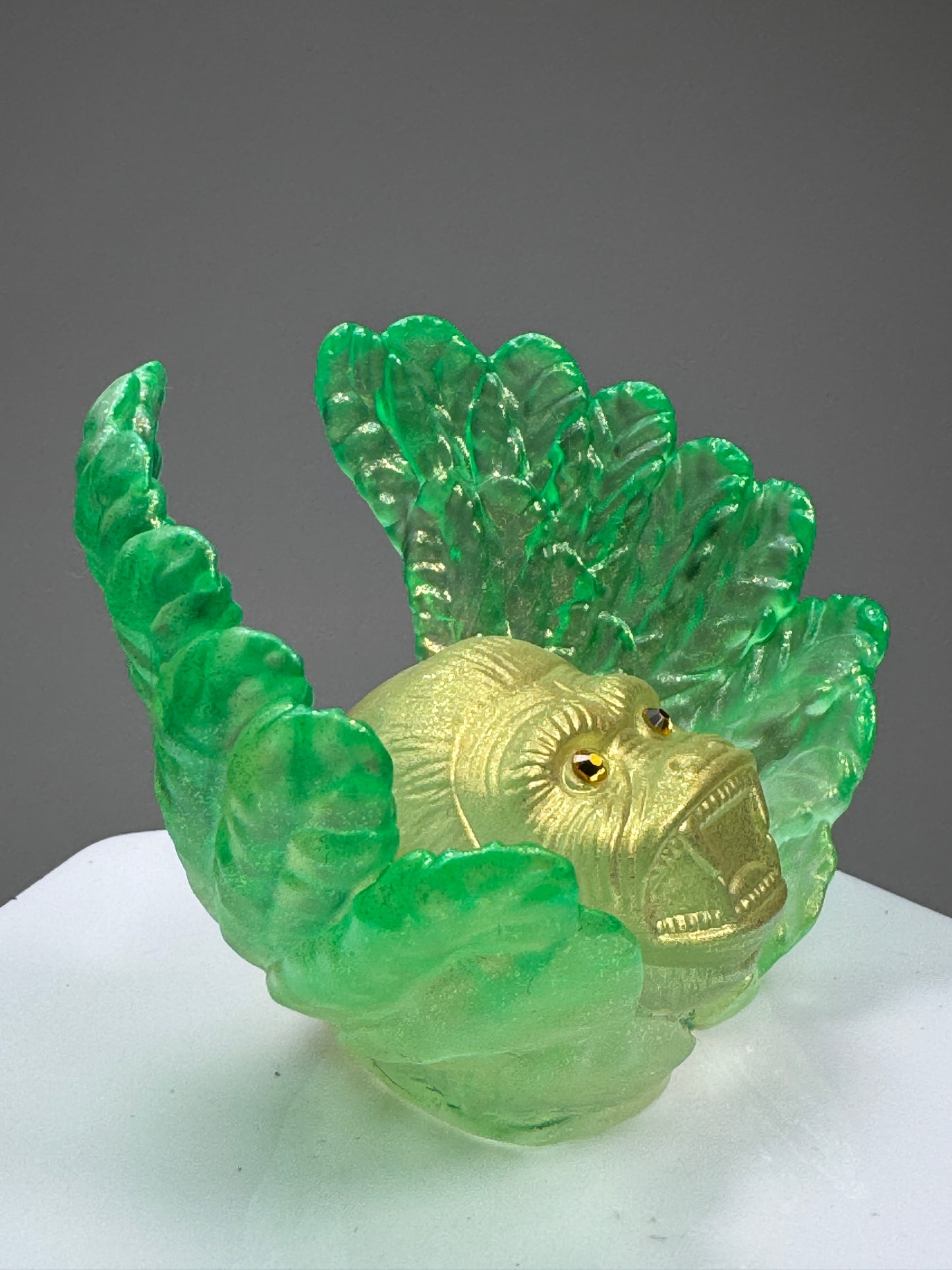 Cherub Ape: Green and Gold