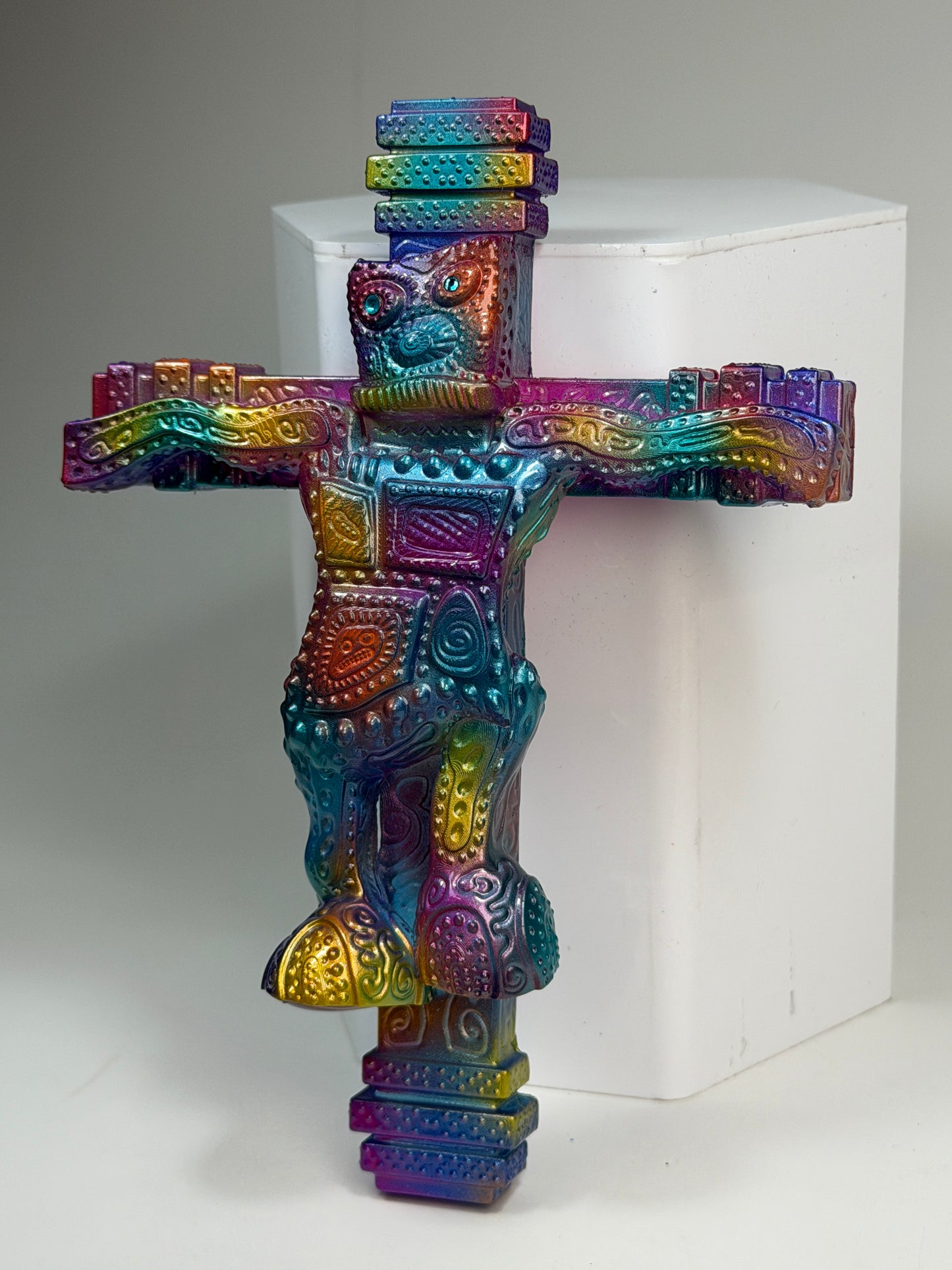 Wonky Robot Up on the Cross: Salty