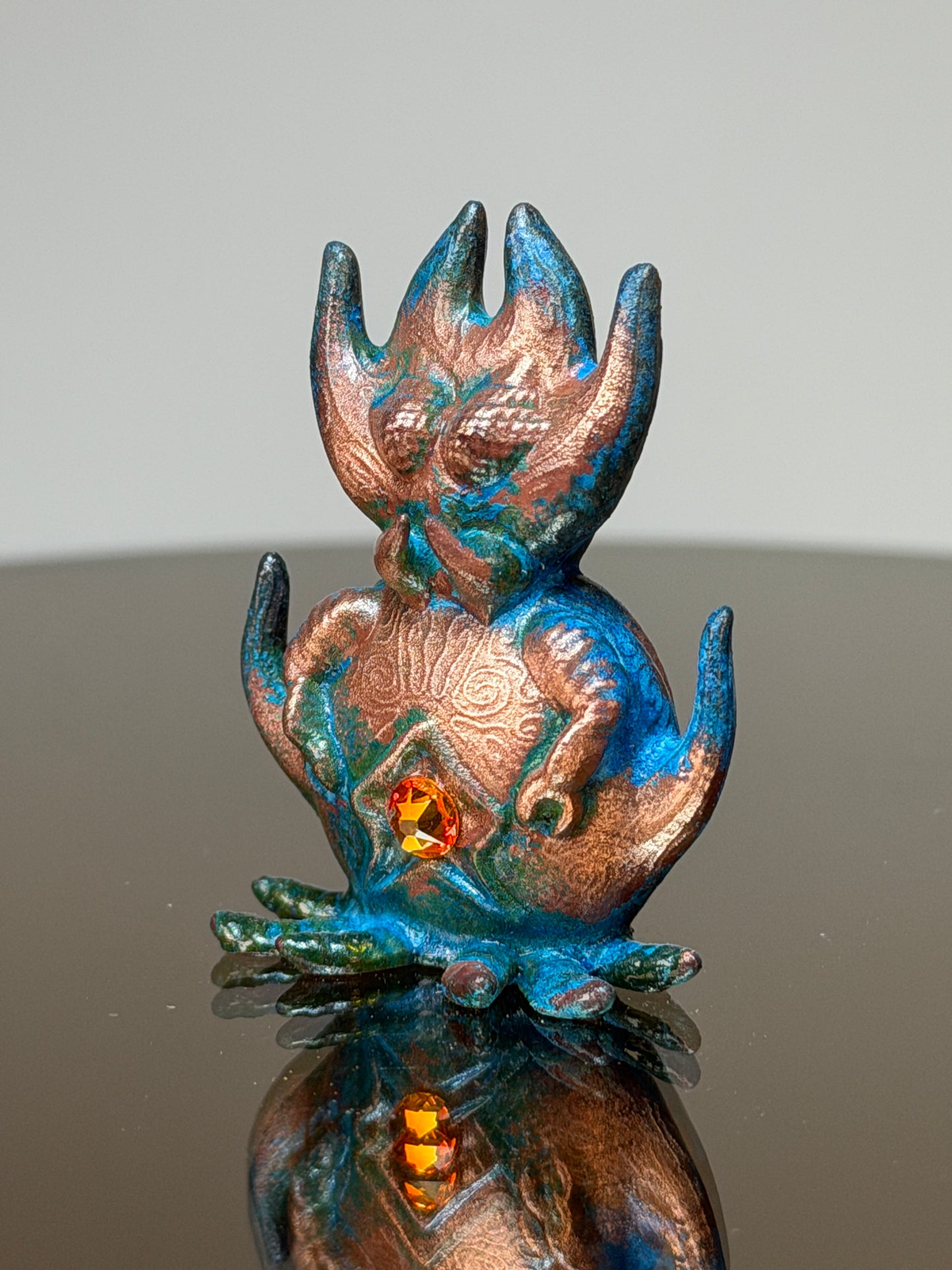 Round Fly: Copper Plated Zoom