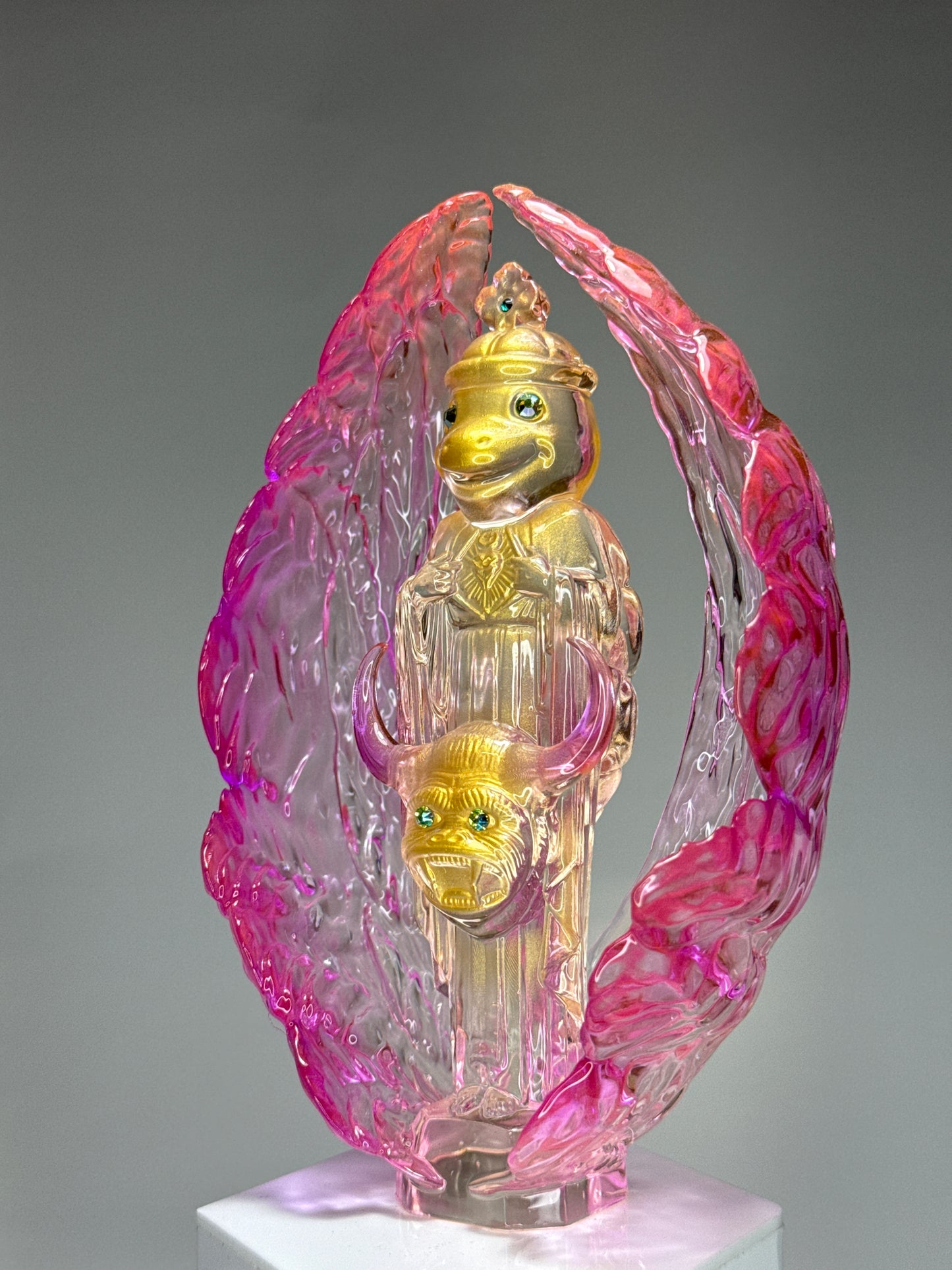 Turtle at the End of Days: Purple/Gold/Clear