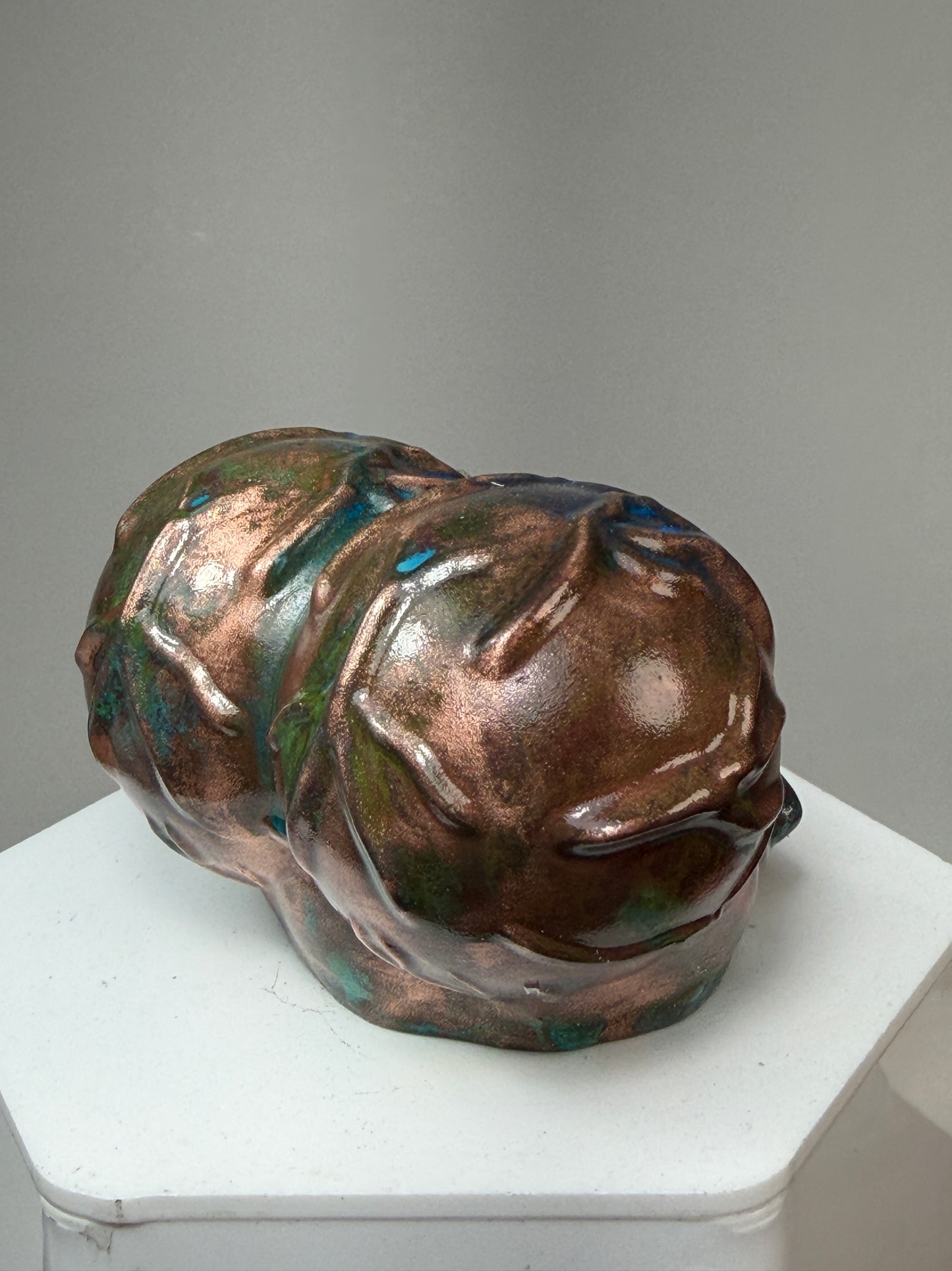 Eyeball Freak Head: Copper Plated Large Stare