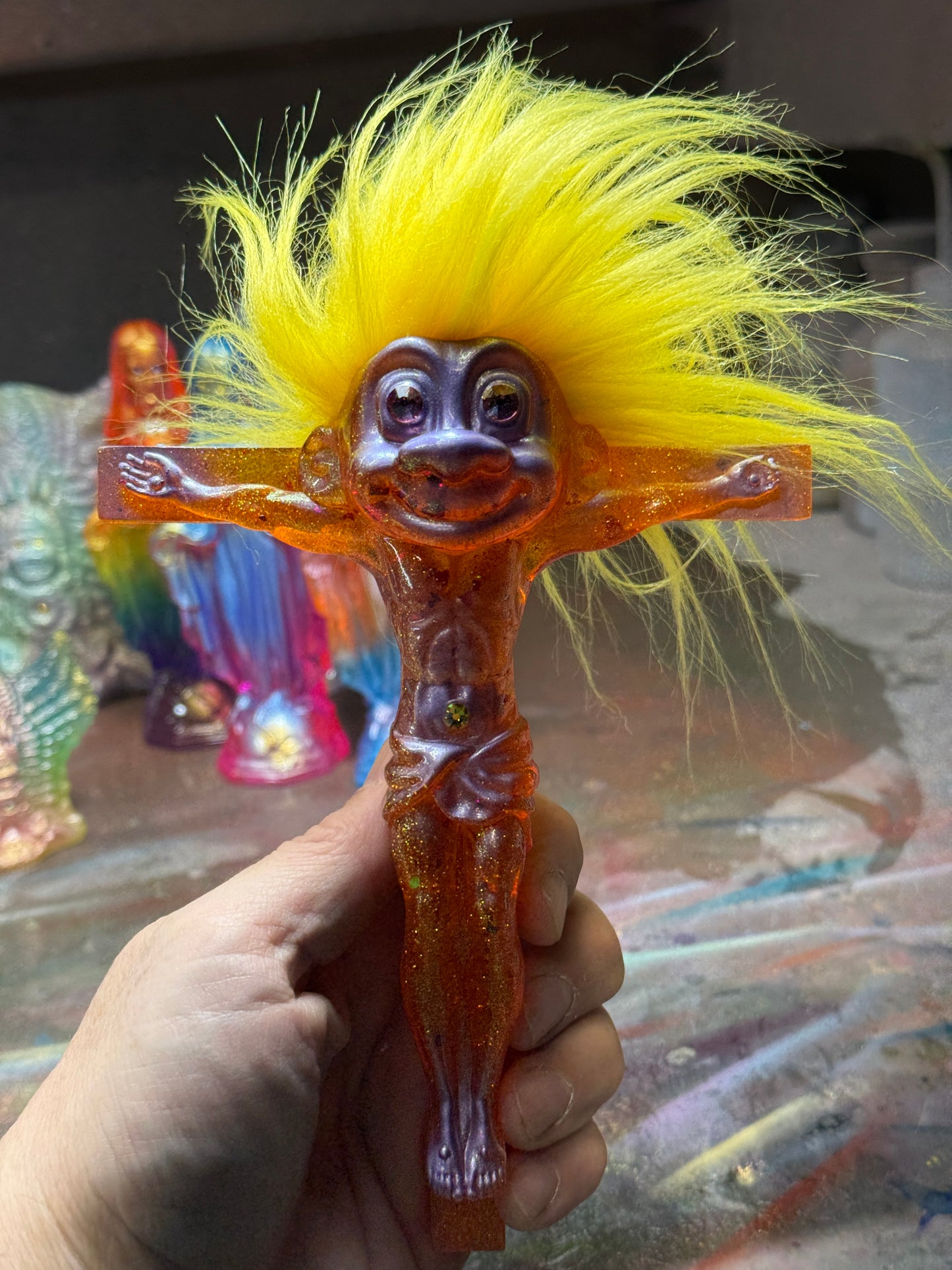 Lord of the Trolls: Orange Glitter