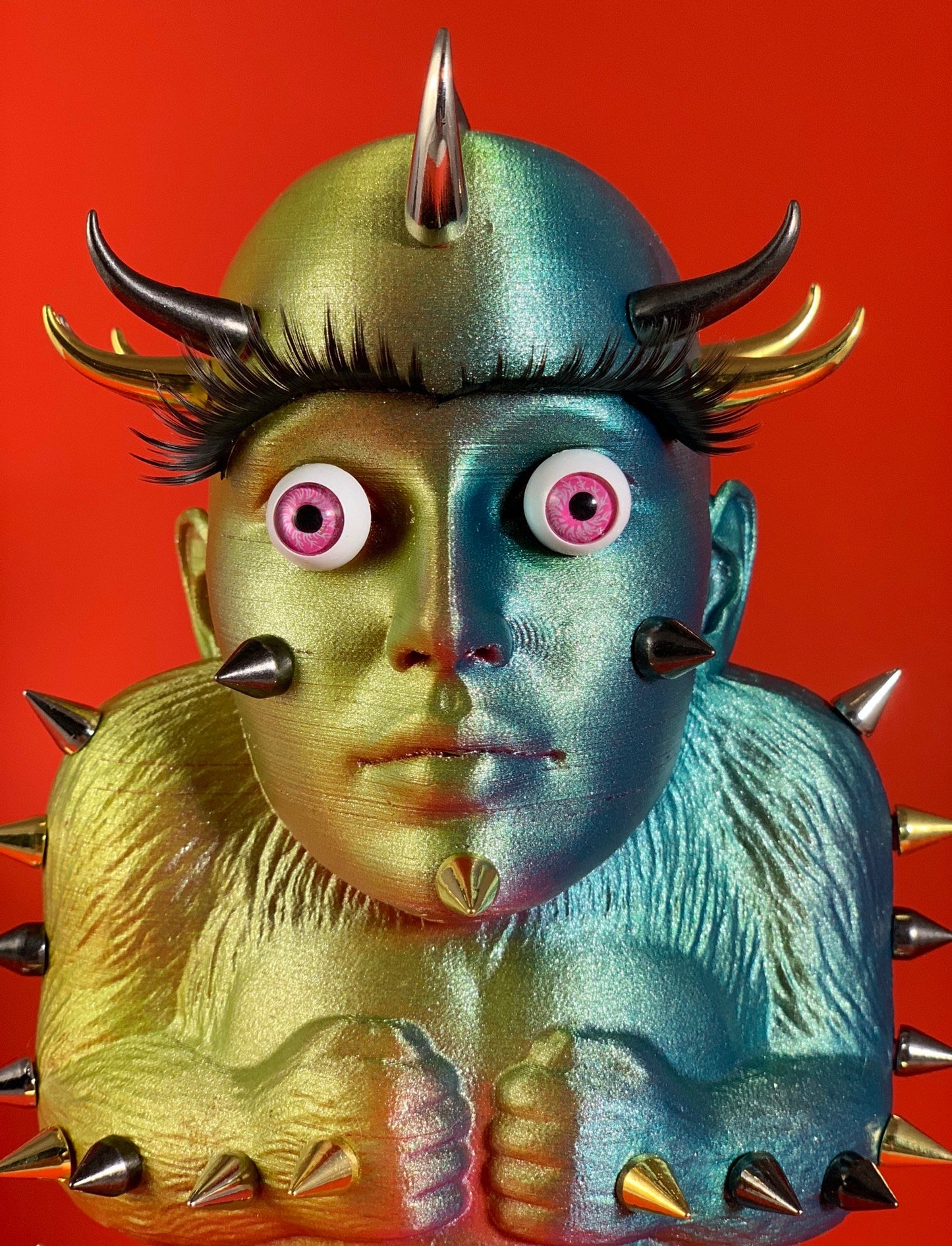 Disguised Ape: Green and Blue and Stuff