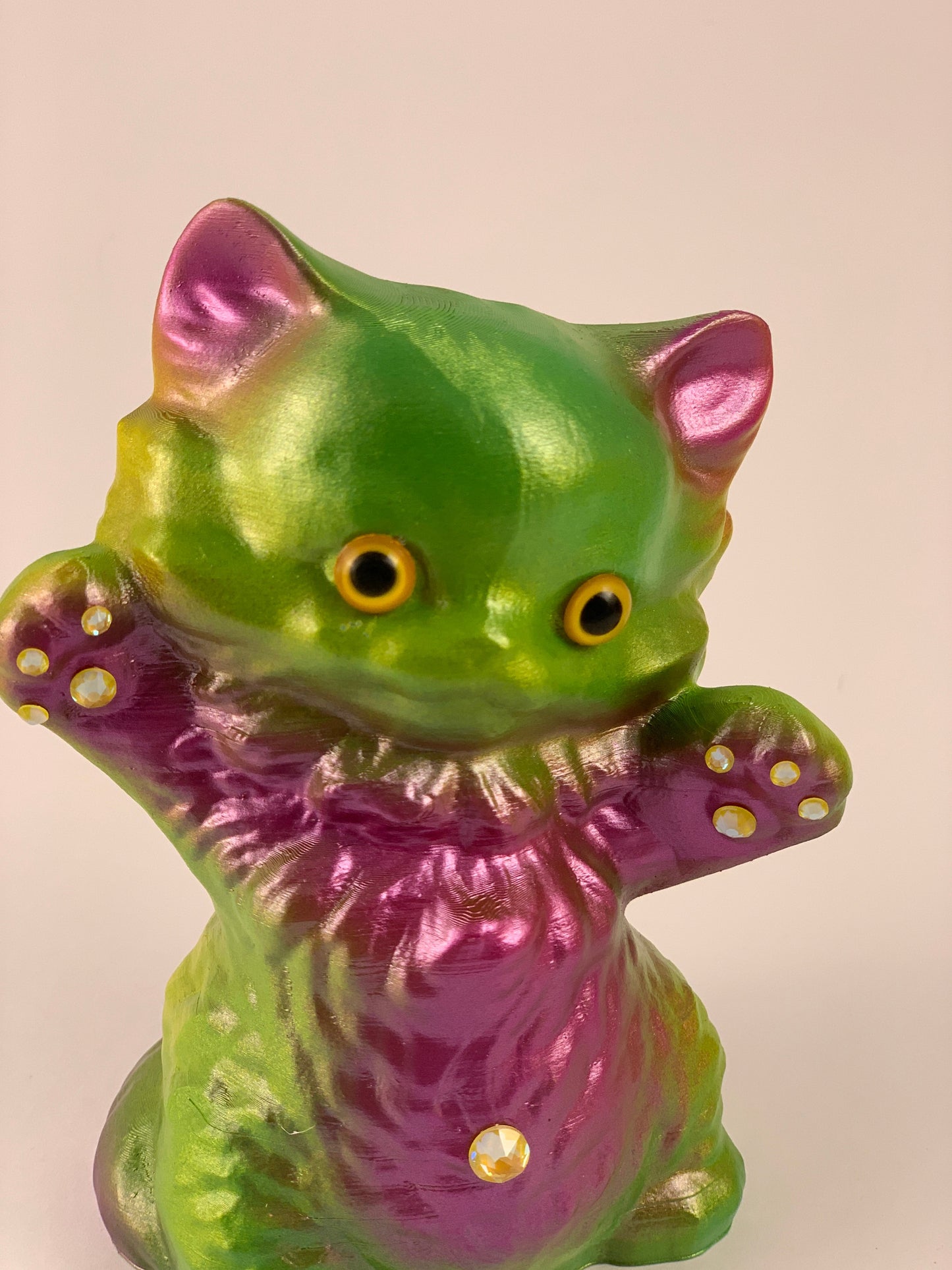 Kitty Kitty: Purple and Green Pearlescent