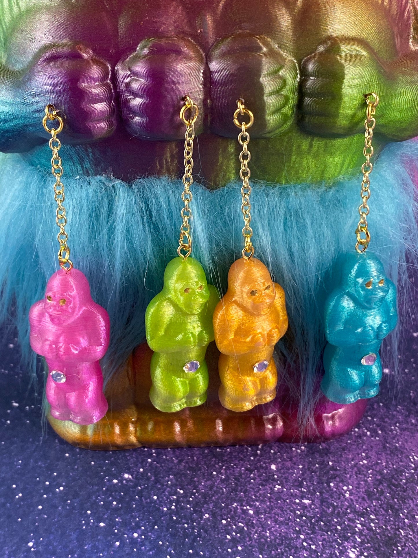 Tall Stack Ape Freak: Multi Colored Ape Wrangler