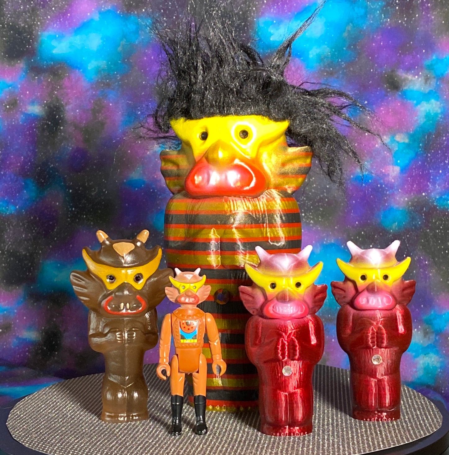 Aton Ape: Red with Happy Ape Grin