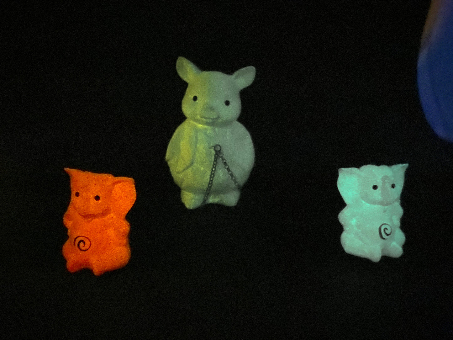 Glow in the Dark Elephants Chained to a Fancy Dressed Pig