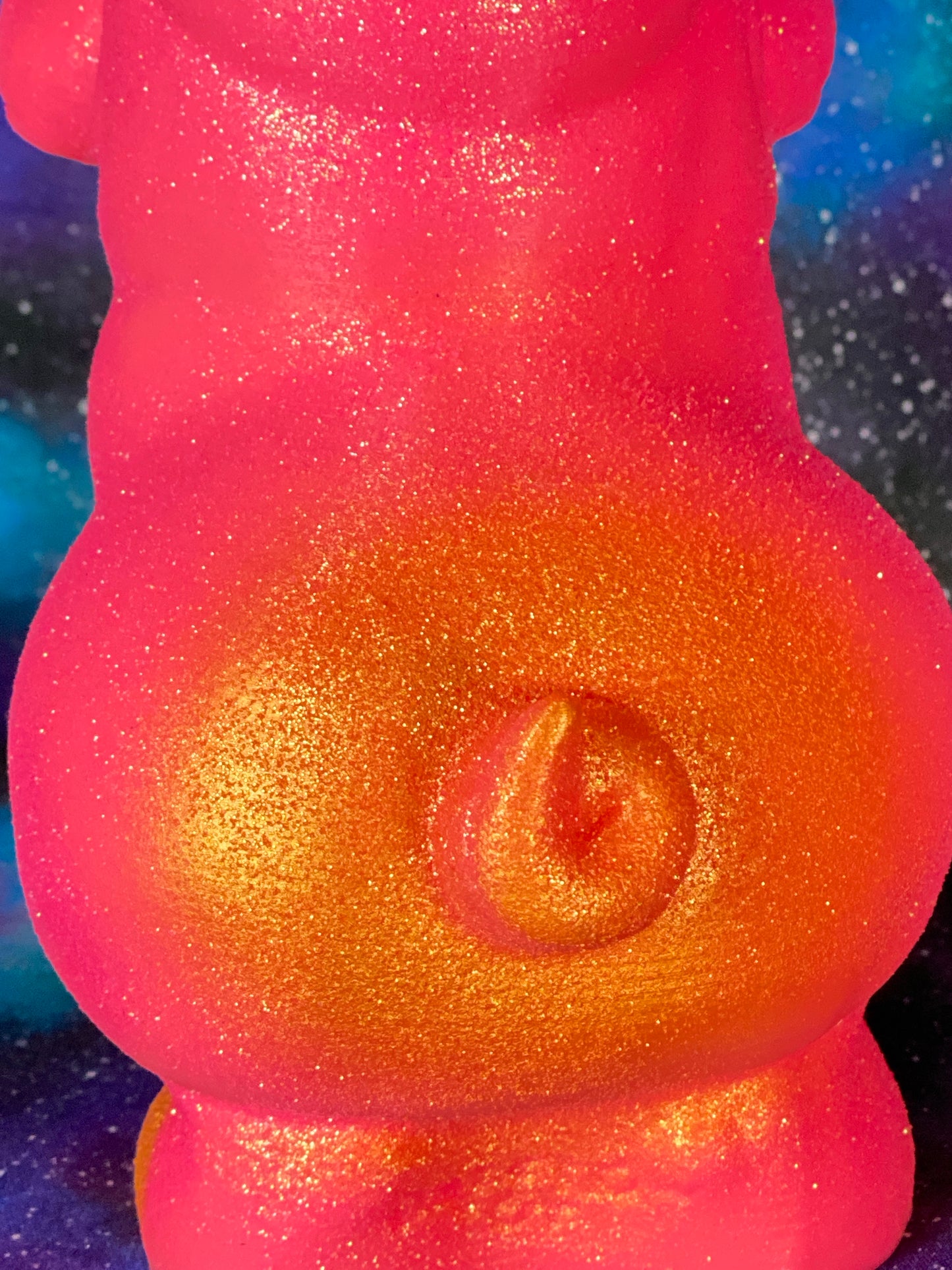 Hot Pink Glitter Twisty Croc