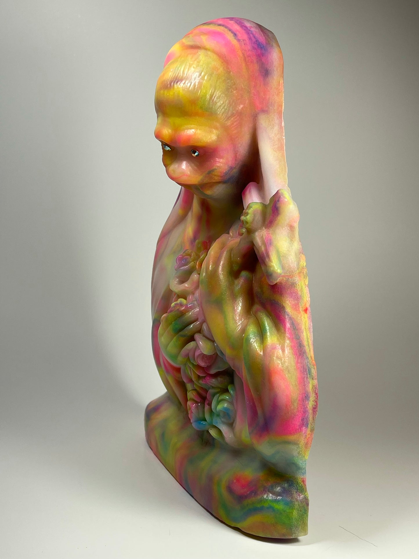 Ape Worship: Neon Marbled Glow in the Dark