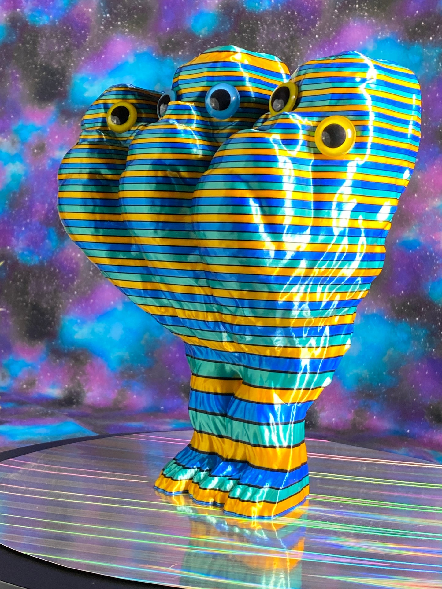 Three Headed Ape Hopper: Yellow/Green/Blue/Black