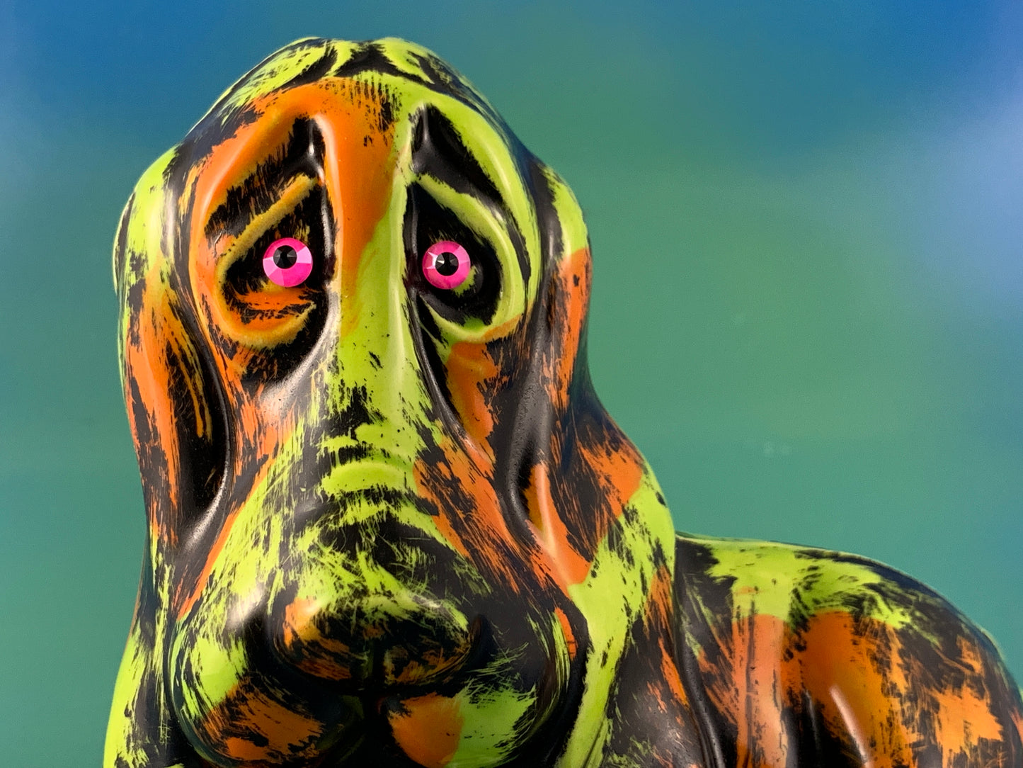 Sad Dog with Pink Eye