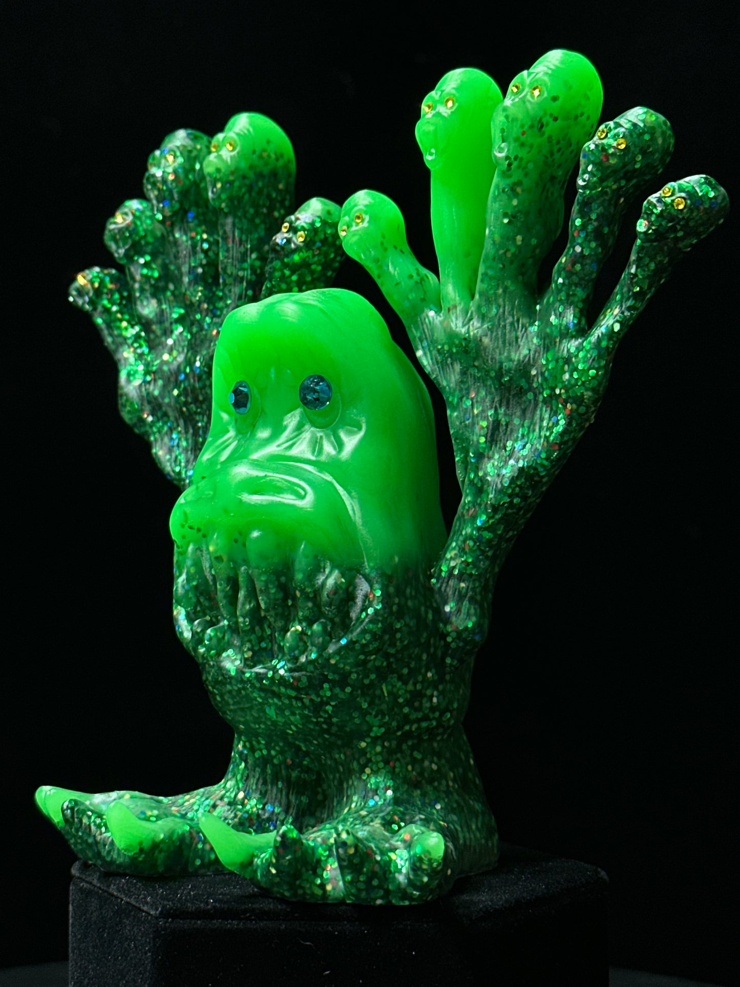Ape Fingers Beast: Glitter Glow Green