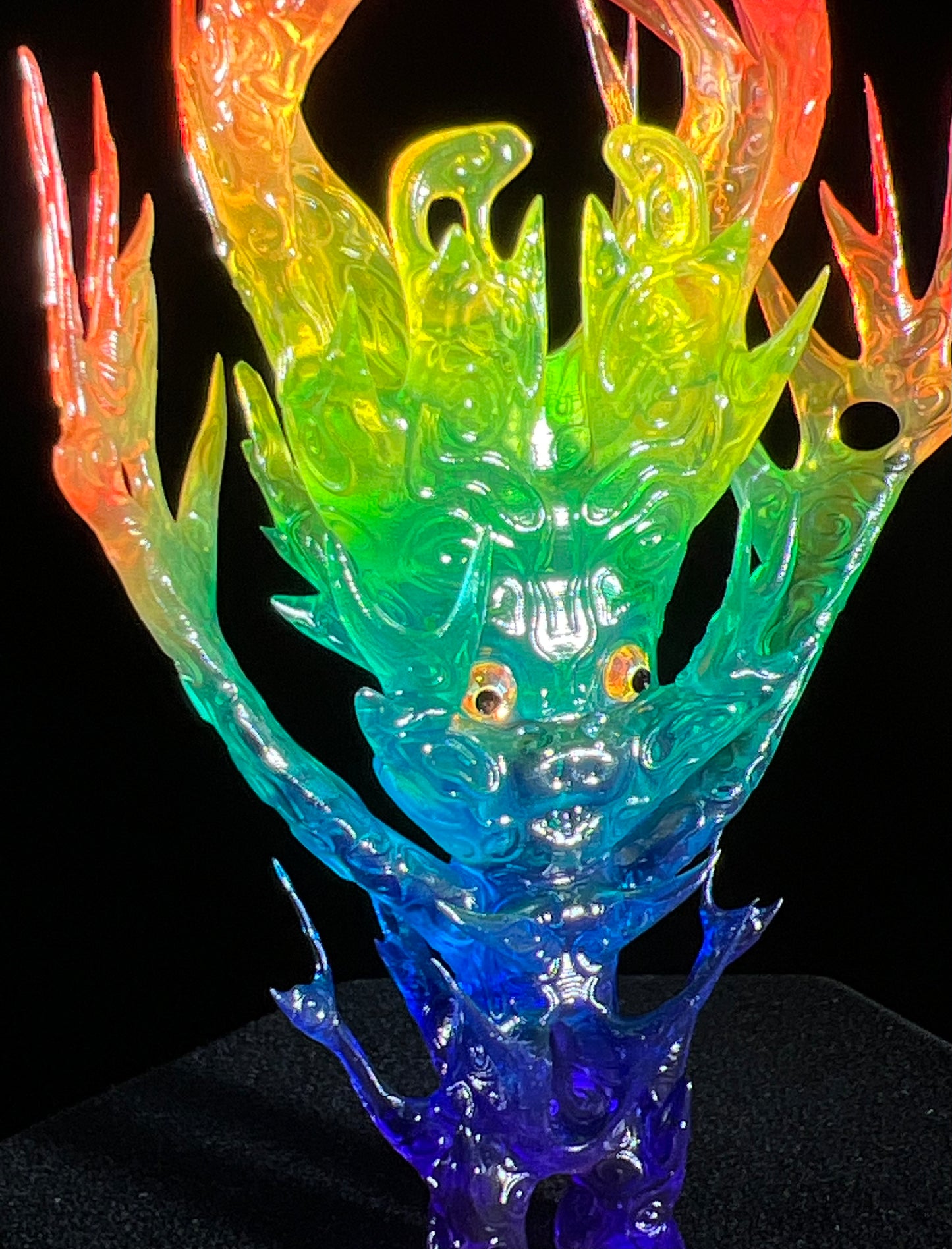 Piggy Troll Glyph: Transparent Rainbow