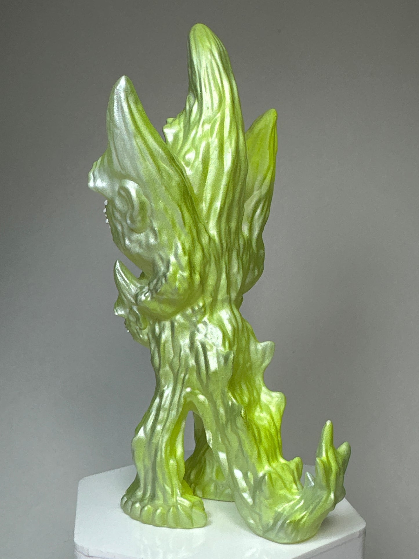 Moon Monster Number 666: Neon Yellow/Chrome