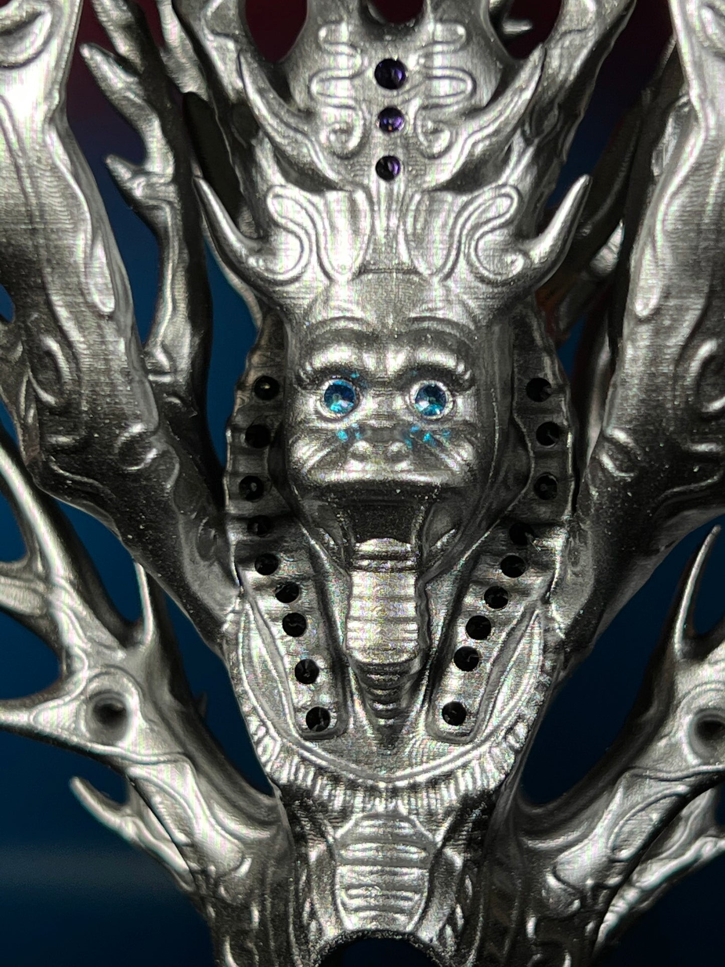 Sphinx Ape Glyph: Chrome