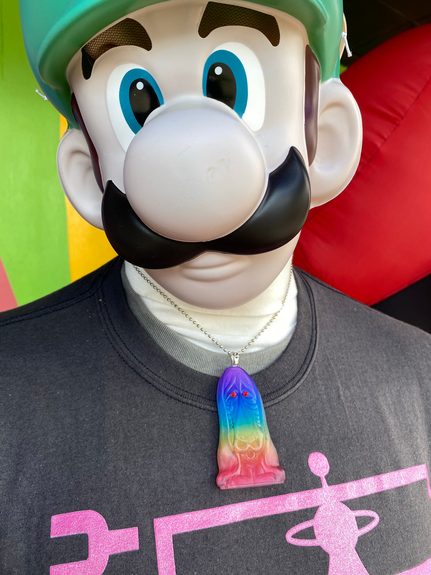 Mega Flat Rainbow Necklace