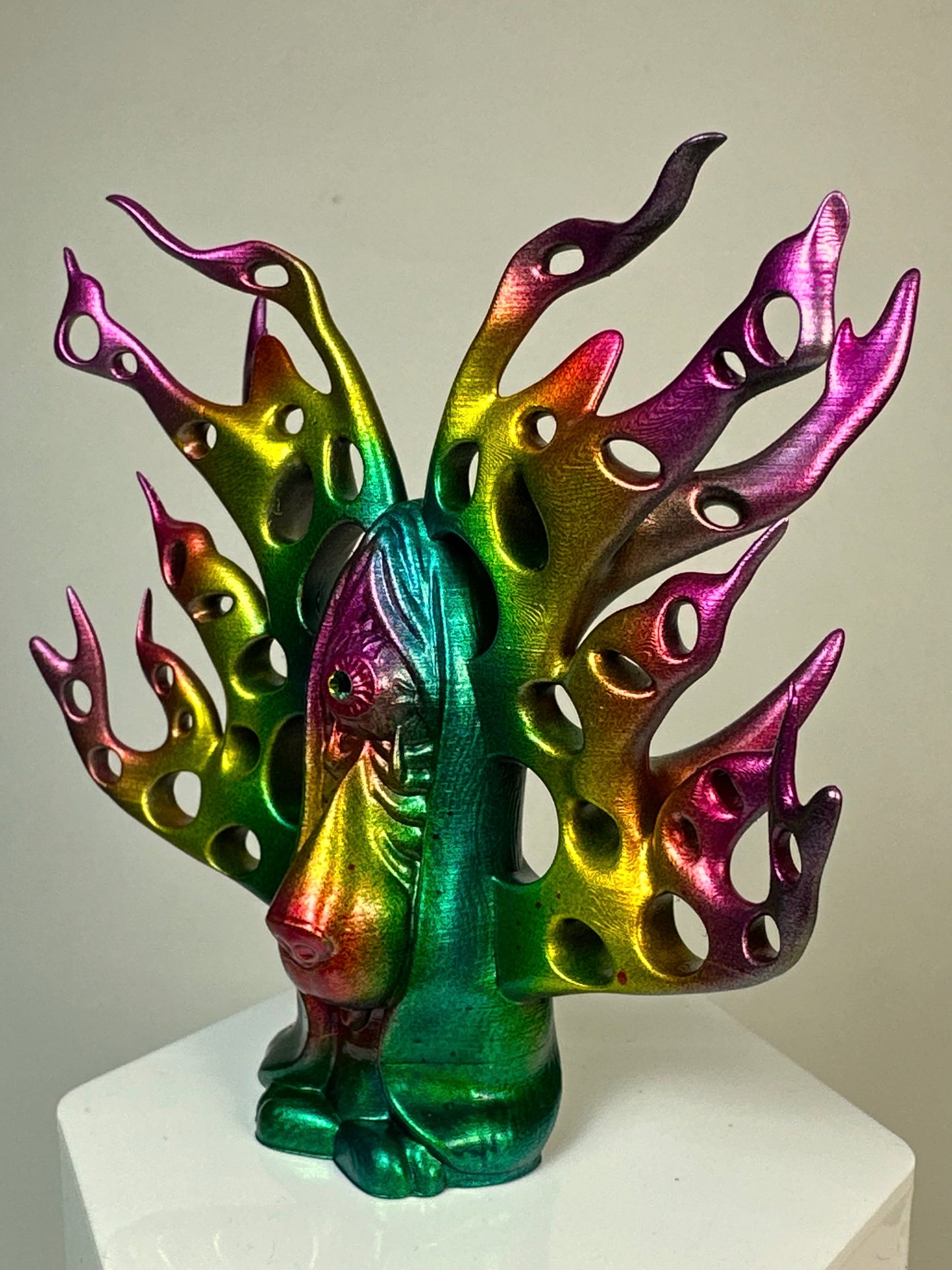 Winged Cyclops Sad Dog: Hyper Chrome