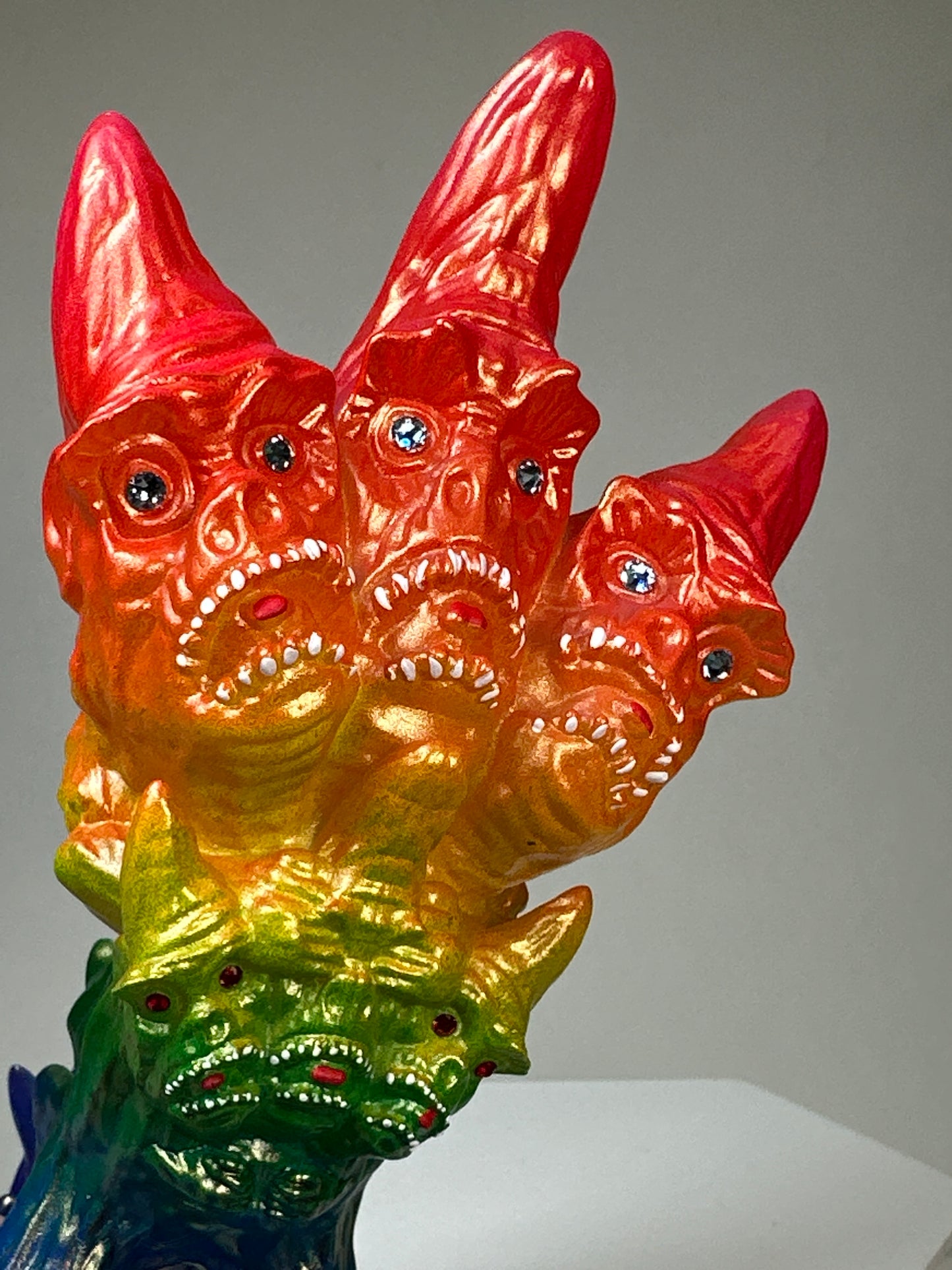 Moon Monster Number 666: Rainbow Gold Chrome