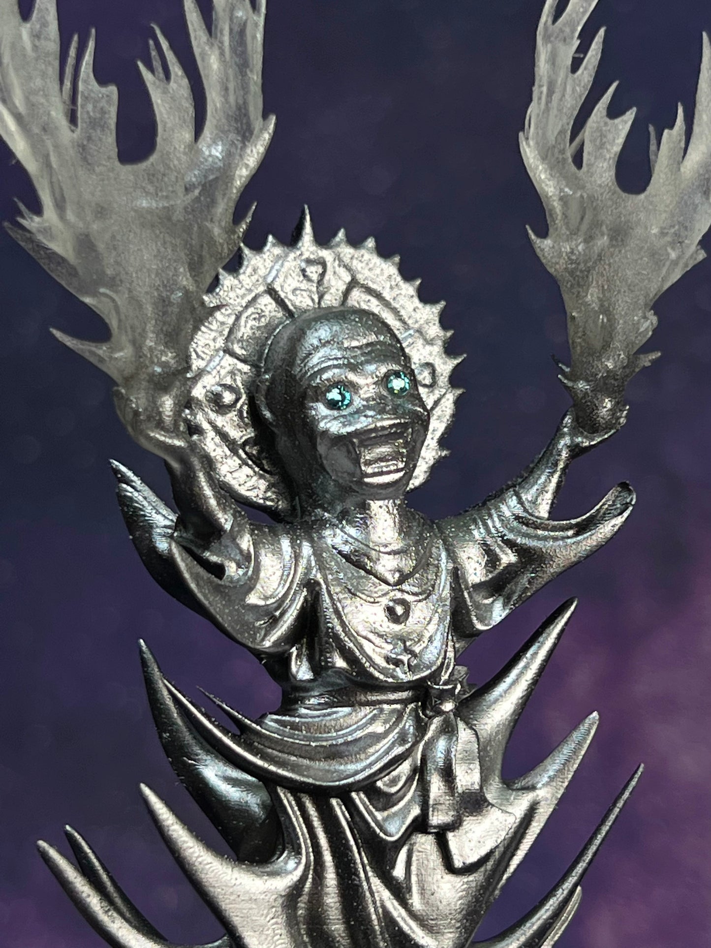 The Child Ape Jesus, Powered Up: Chrome with Glow Flame